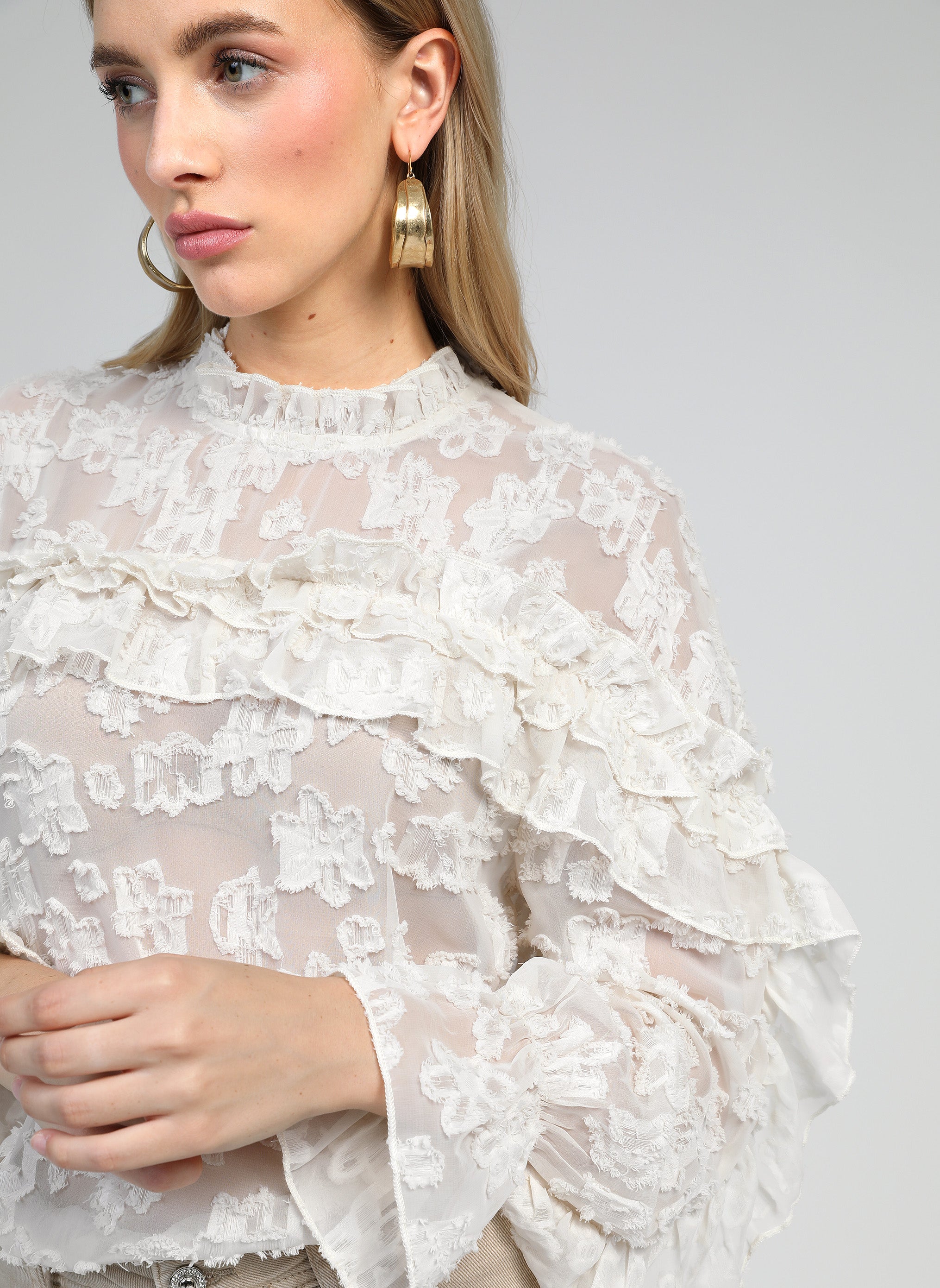 BLOUSE SOELY ecru