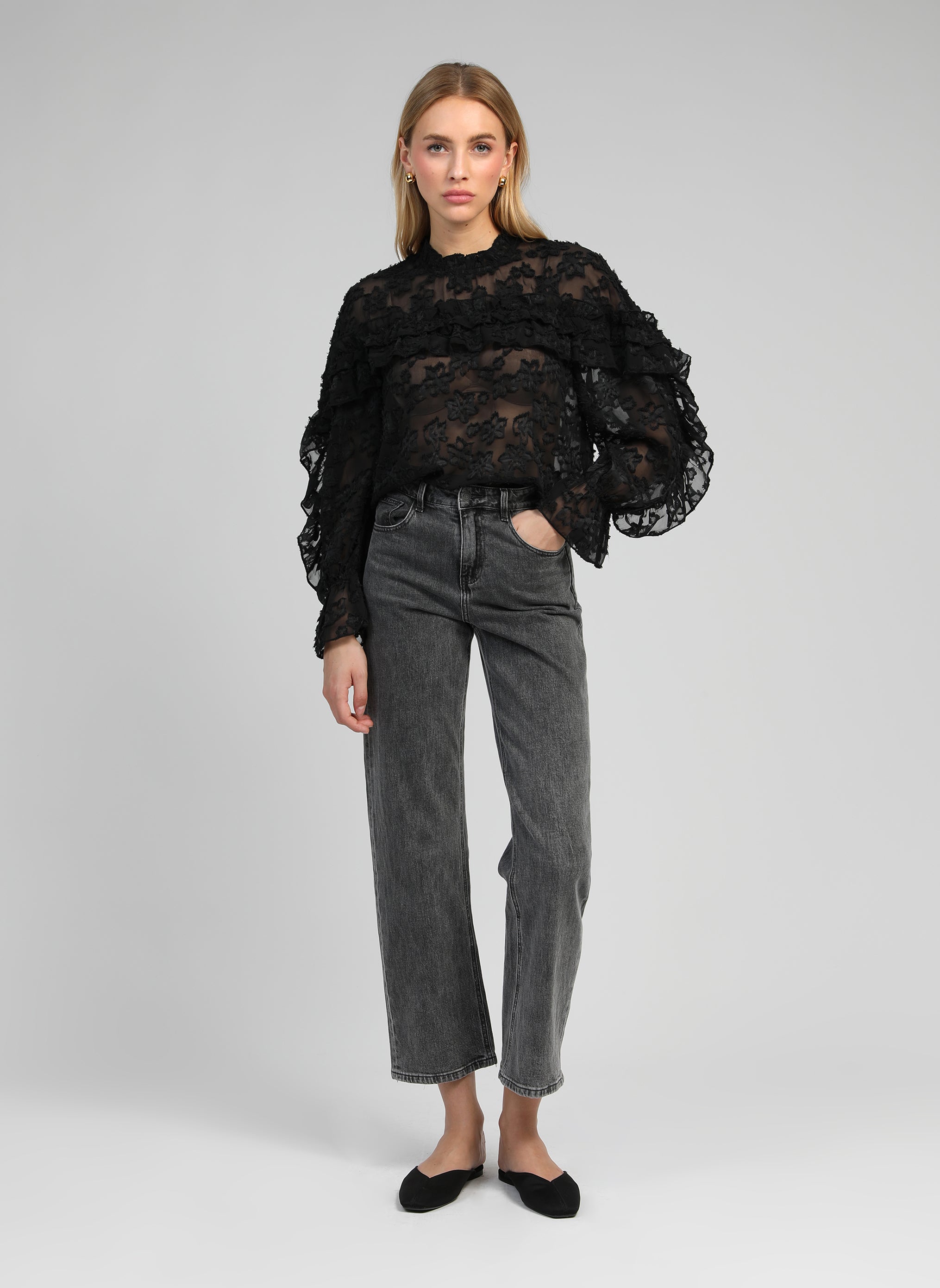 BLOUSE SOELY noir