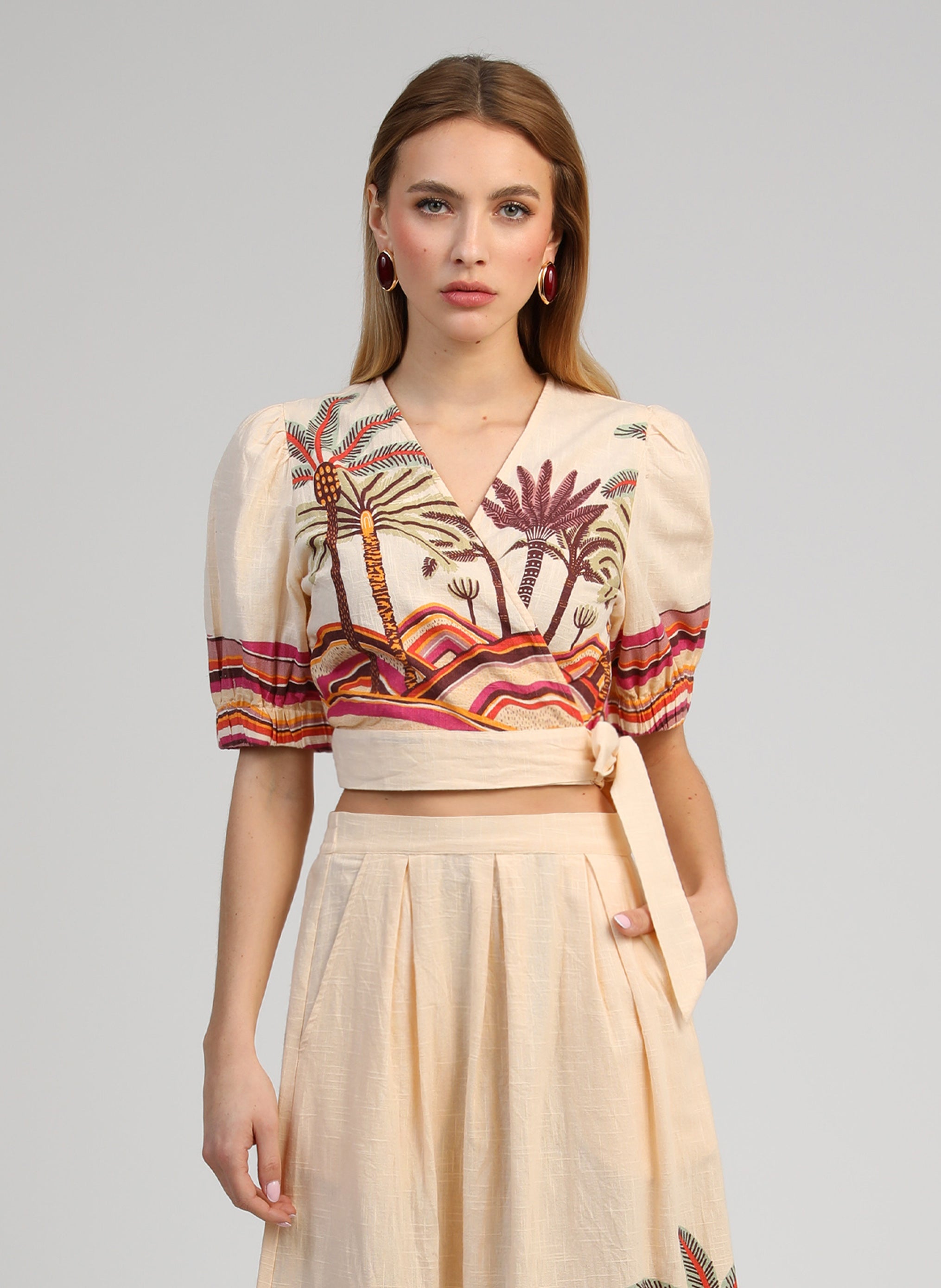 CACHE-COEUR SORIANA palmyre rose