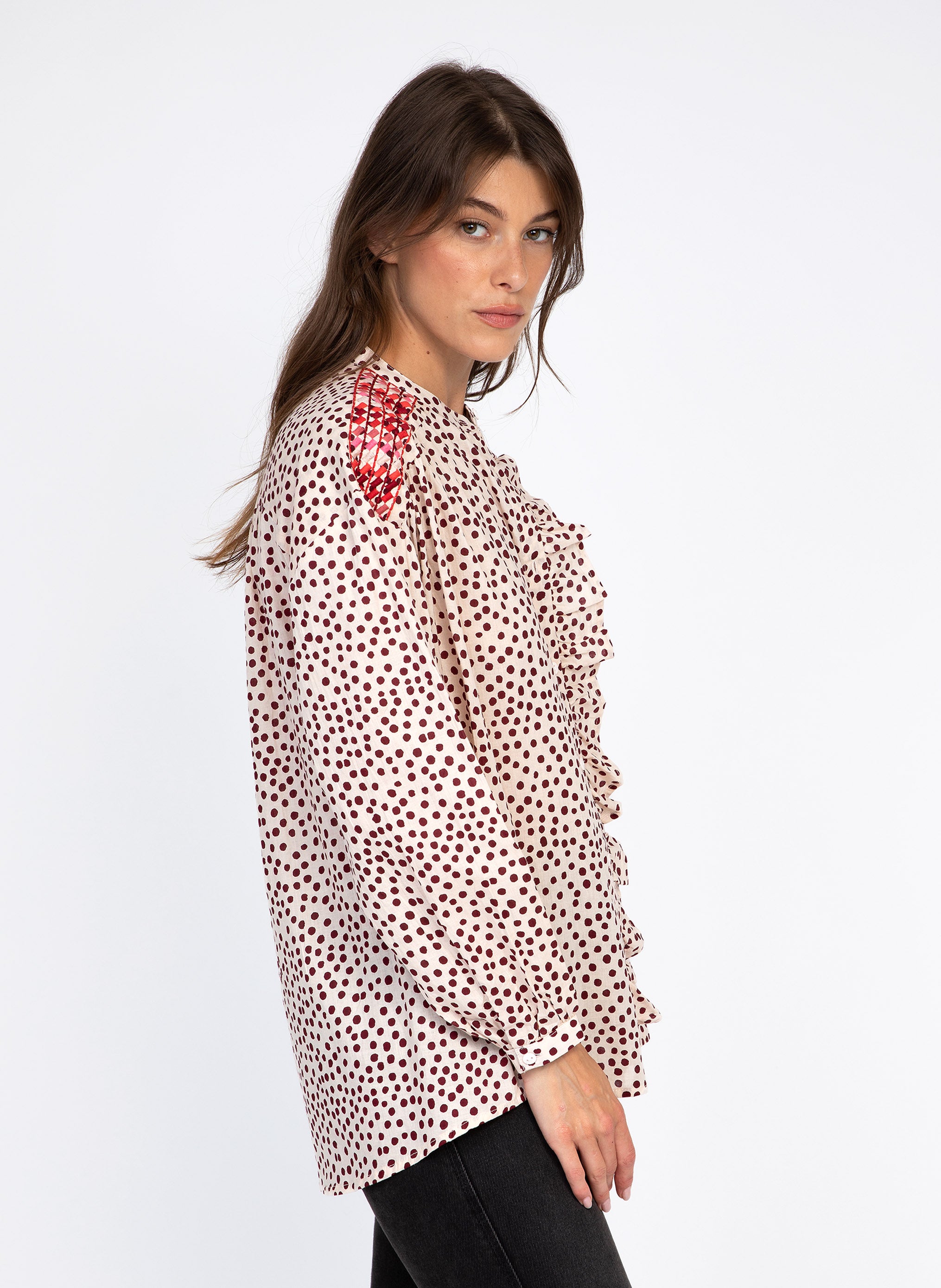 CHEMISE SOURIAMY pipa ecru