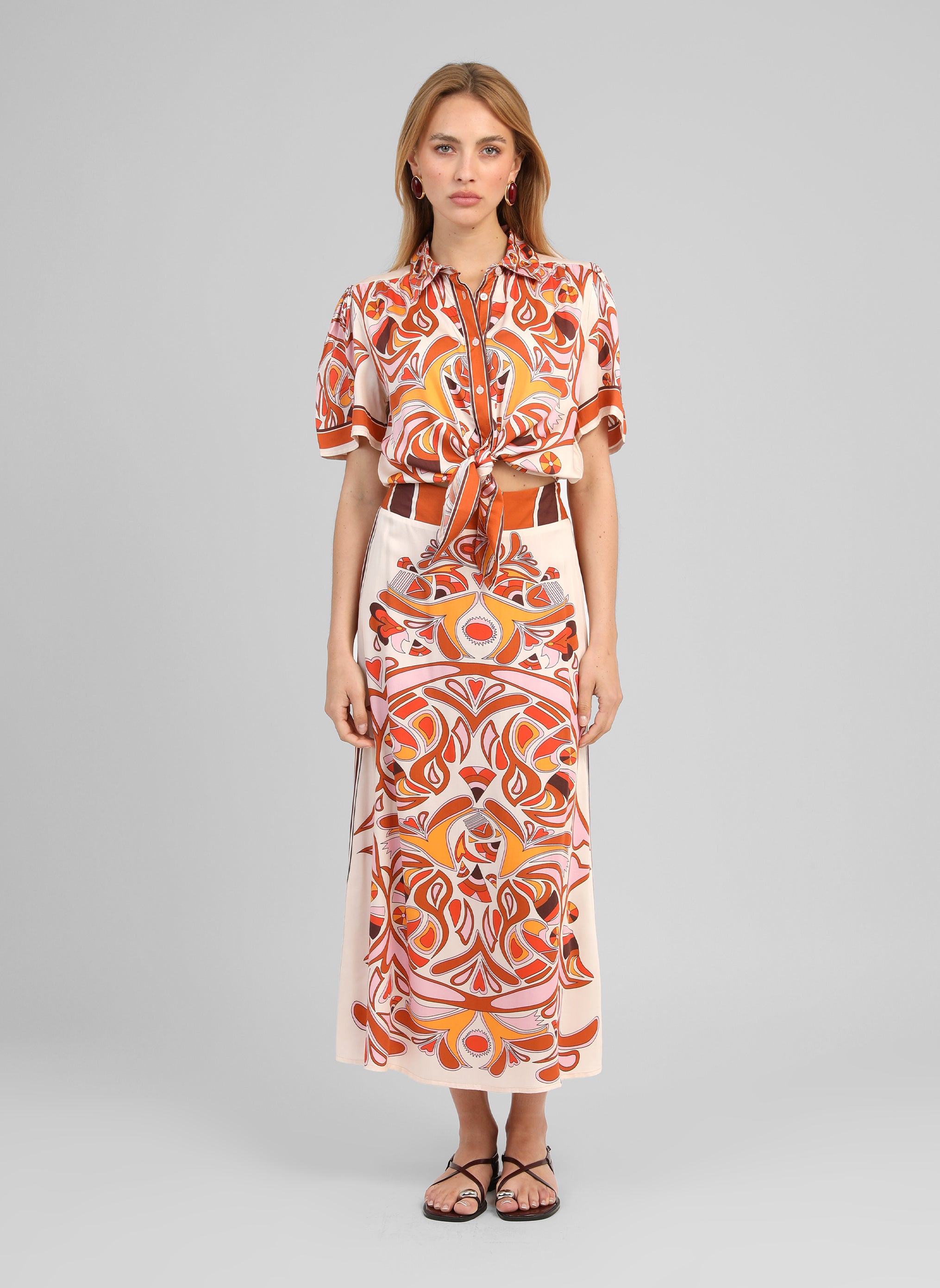 CHEMISE SUZALIA venicia caramel