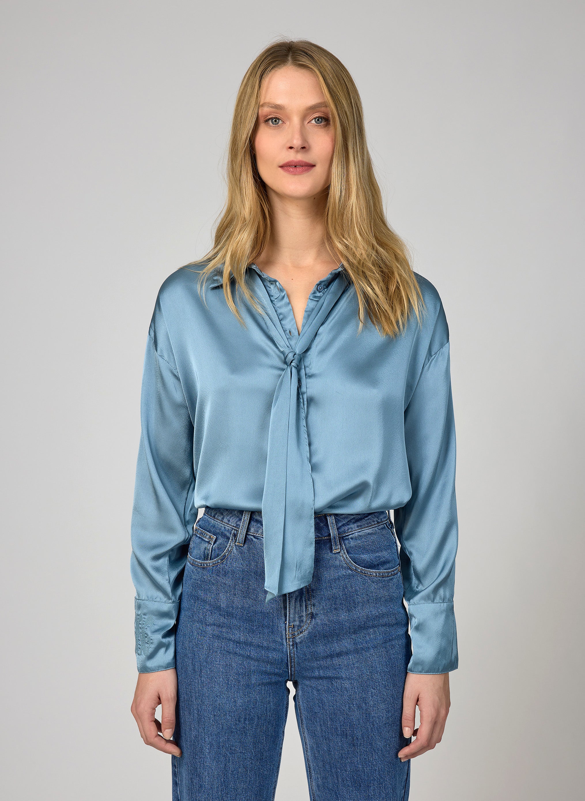 CHEMISE SYLVANOA bleu ciel