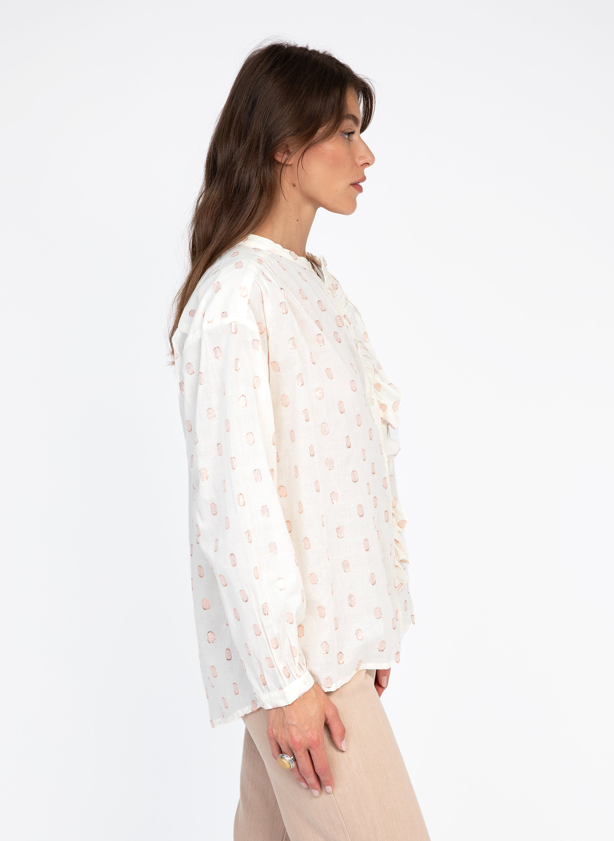 CHEMISE SYLVANY crème