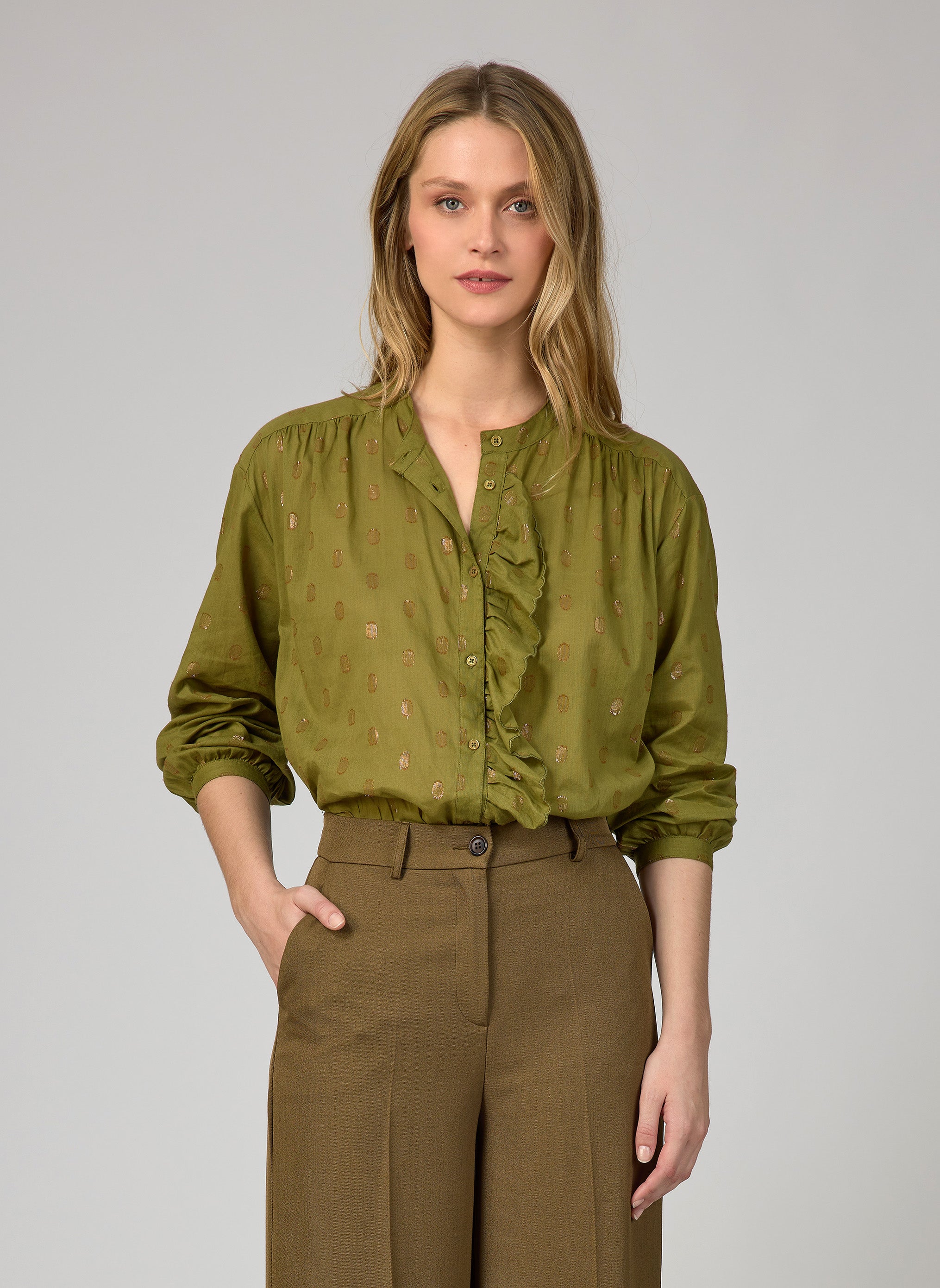 CHEMISE SYLVANY army