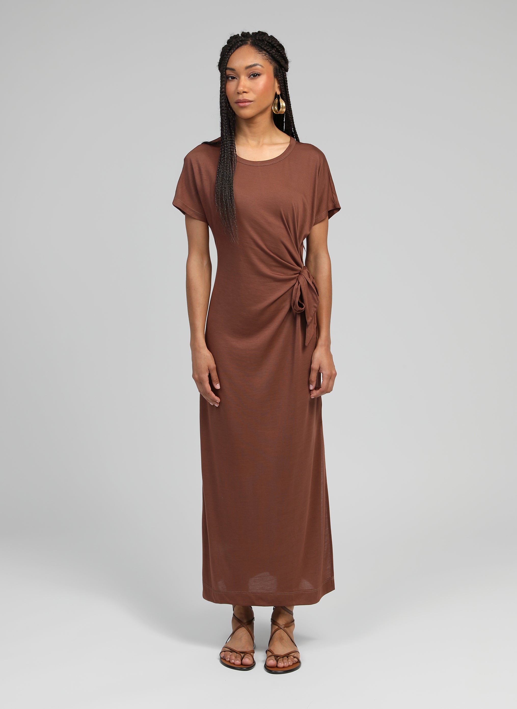 ROBE LONGUE TAMISARA moka