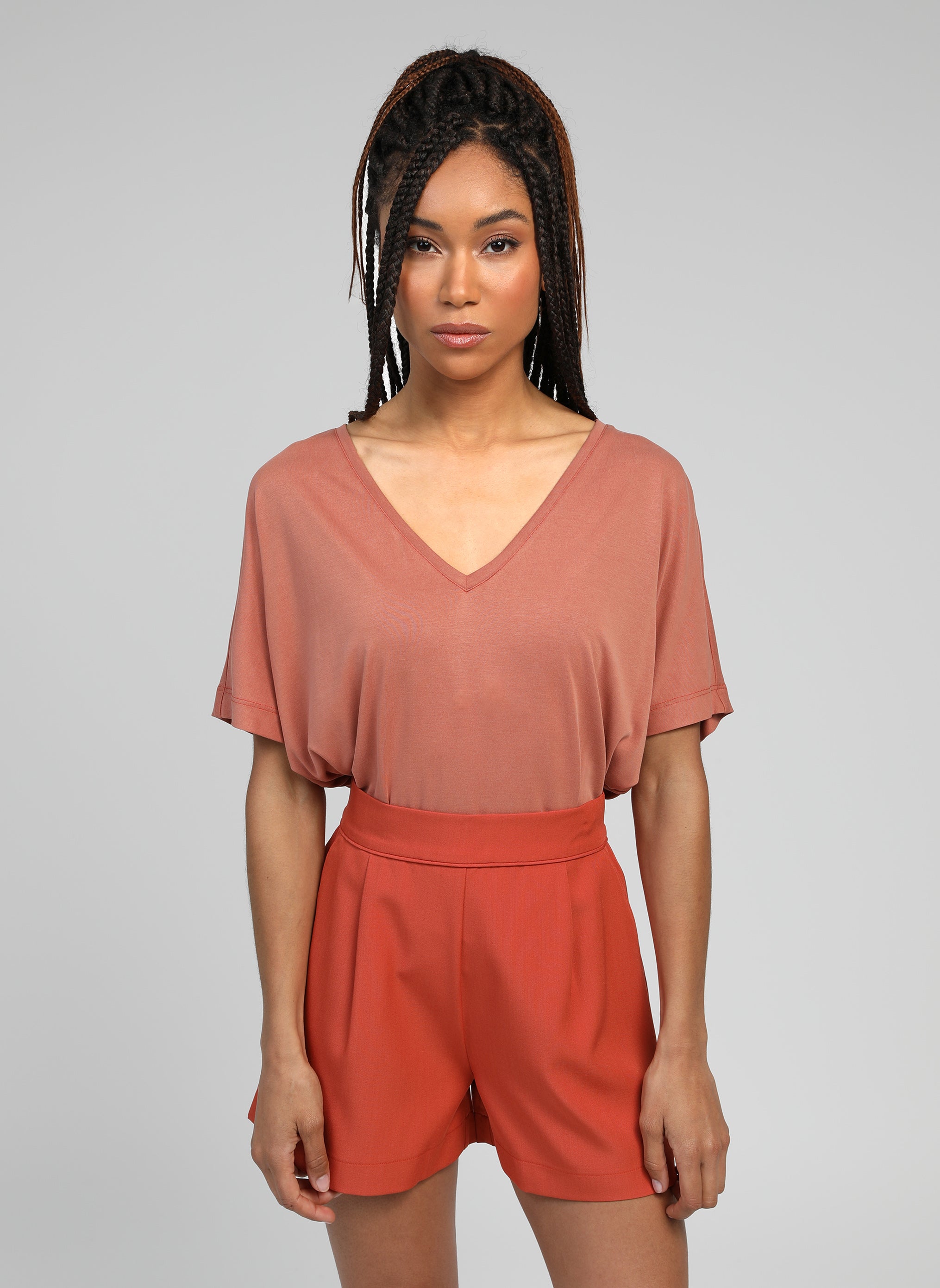 T-SHIRT TAROBA terracotta