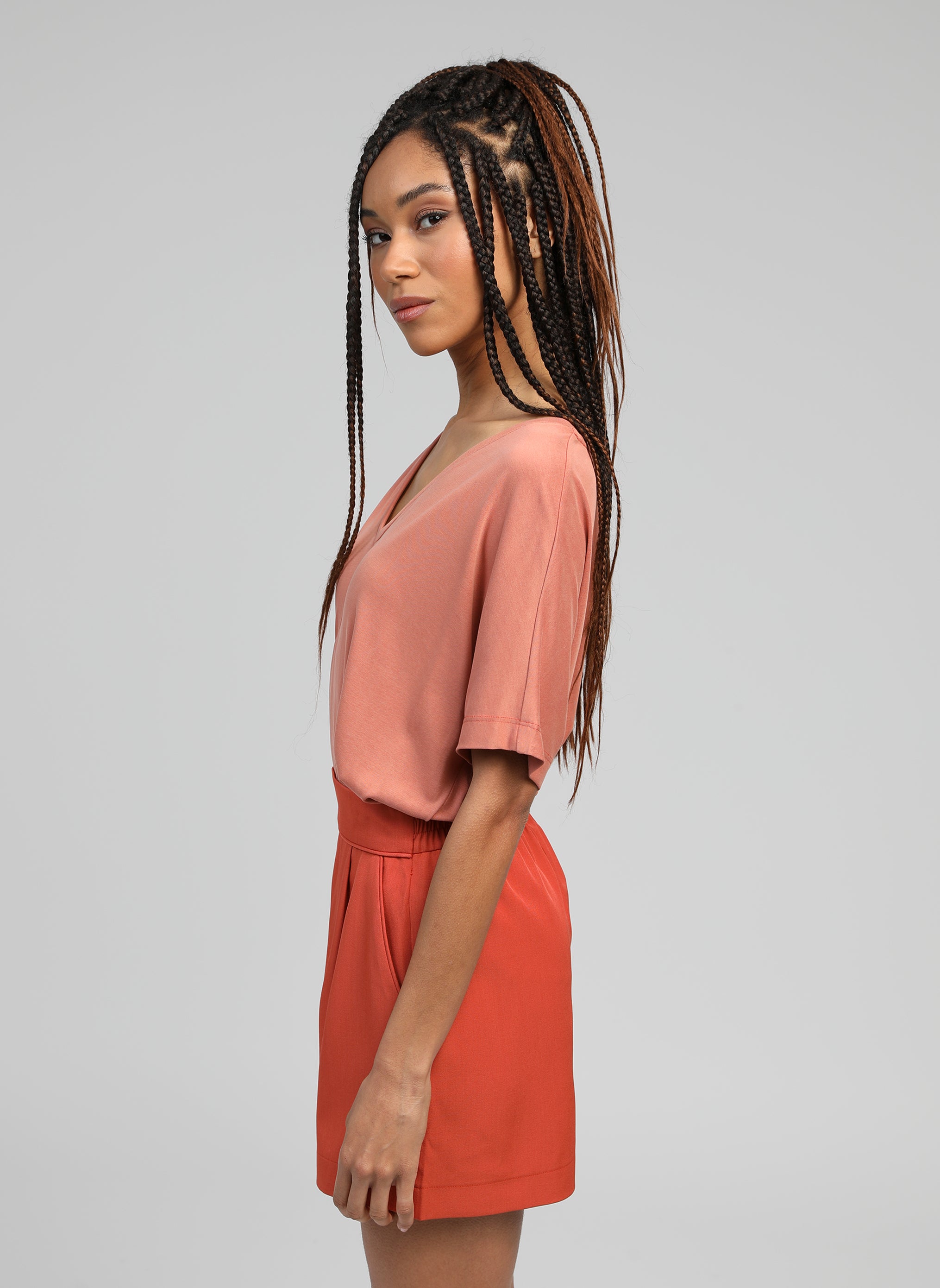 T-SHIRT TAROBA terracotta