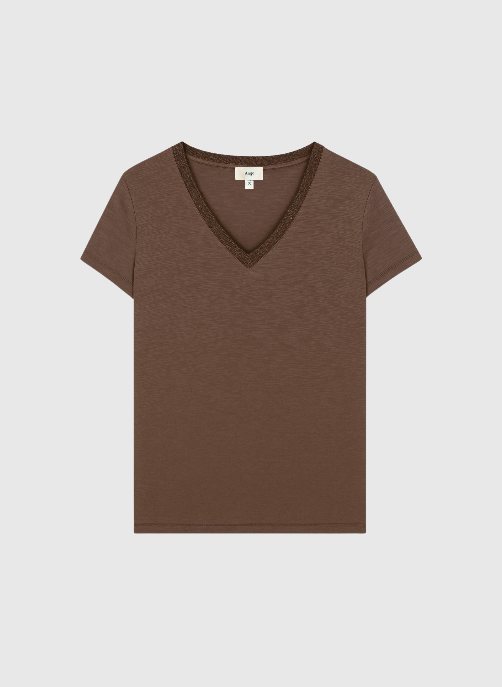 T-SHIRT TERRY chocolat