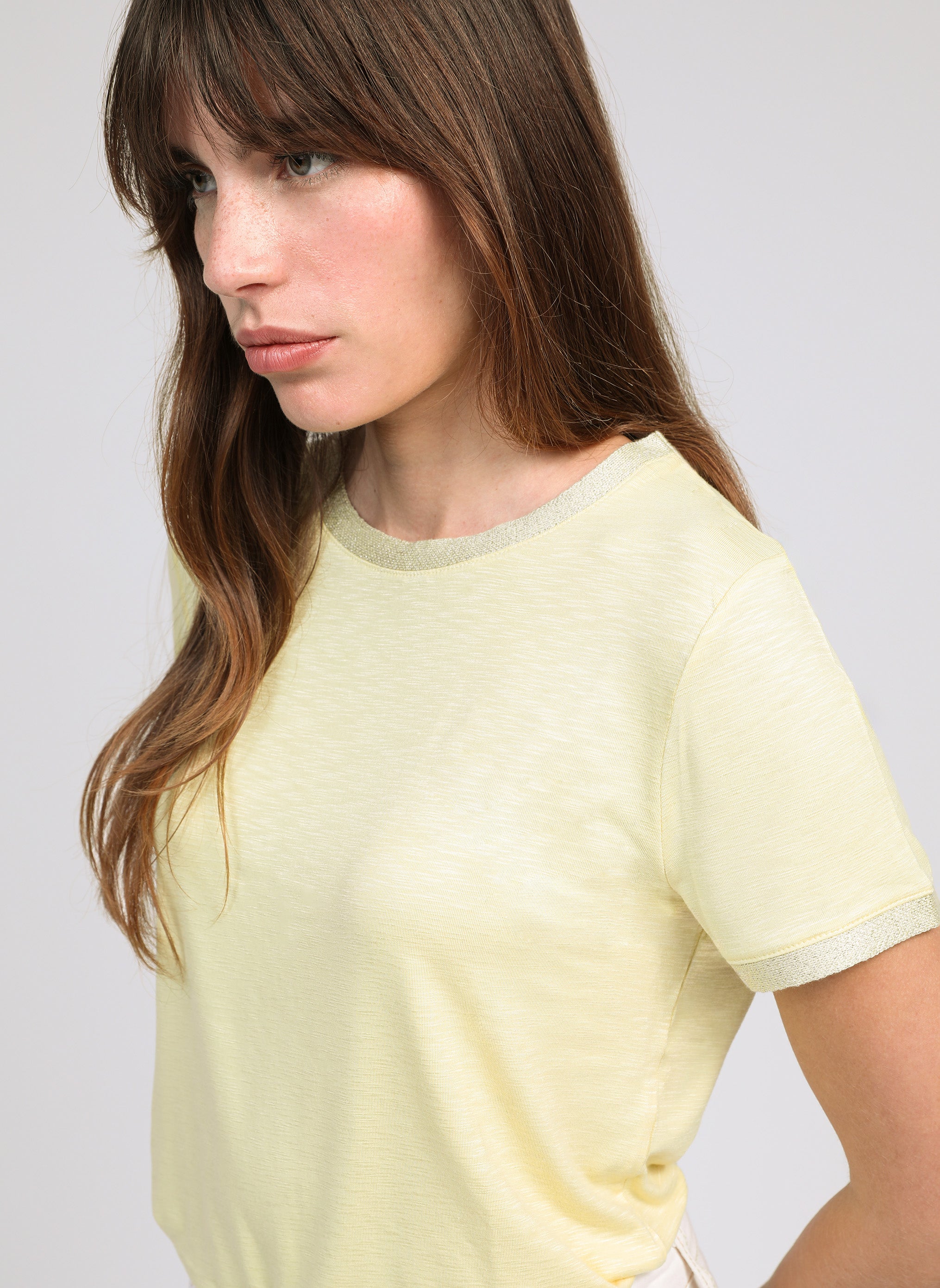 T-SHIRT TIXANA paille