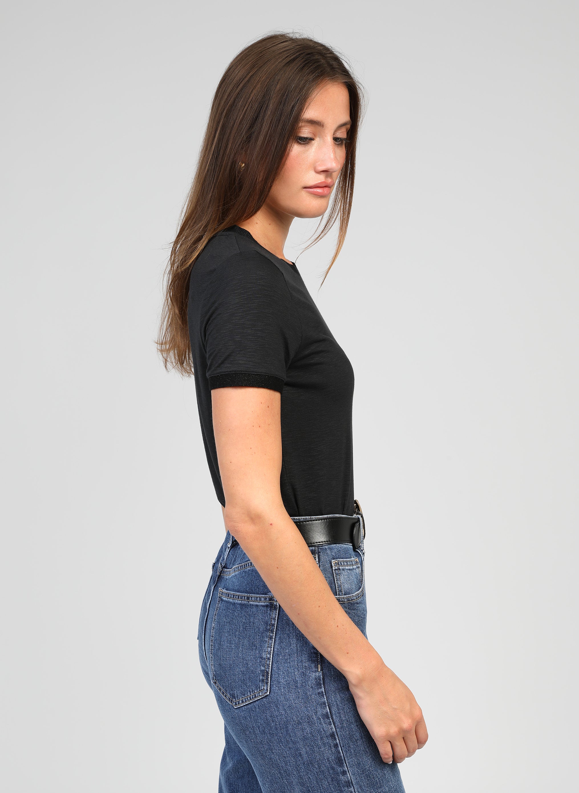 T-SHIRT TIXANA noir