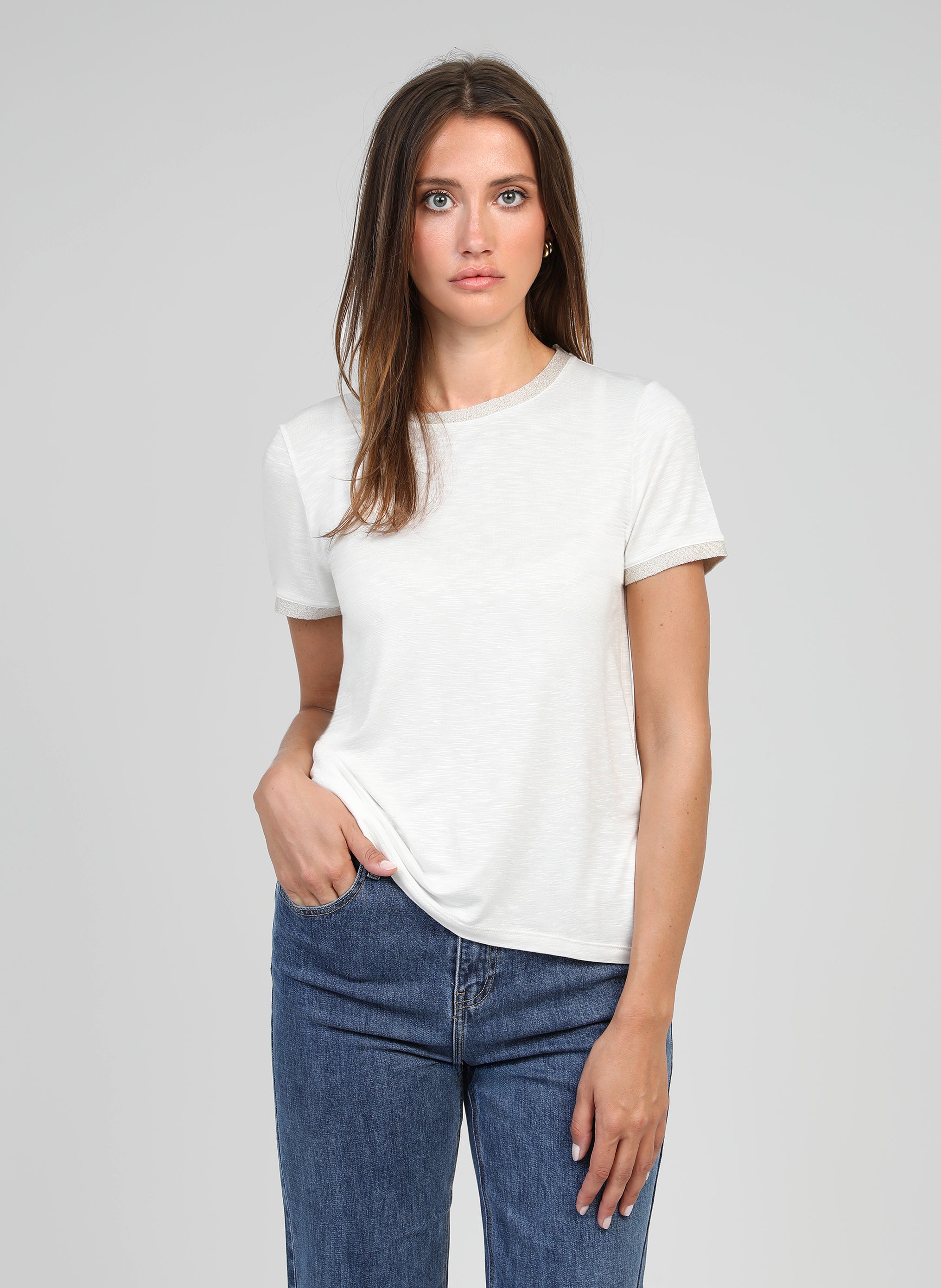 T-SHIRT TIXANA ecru