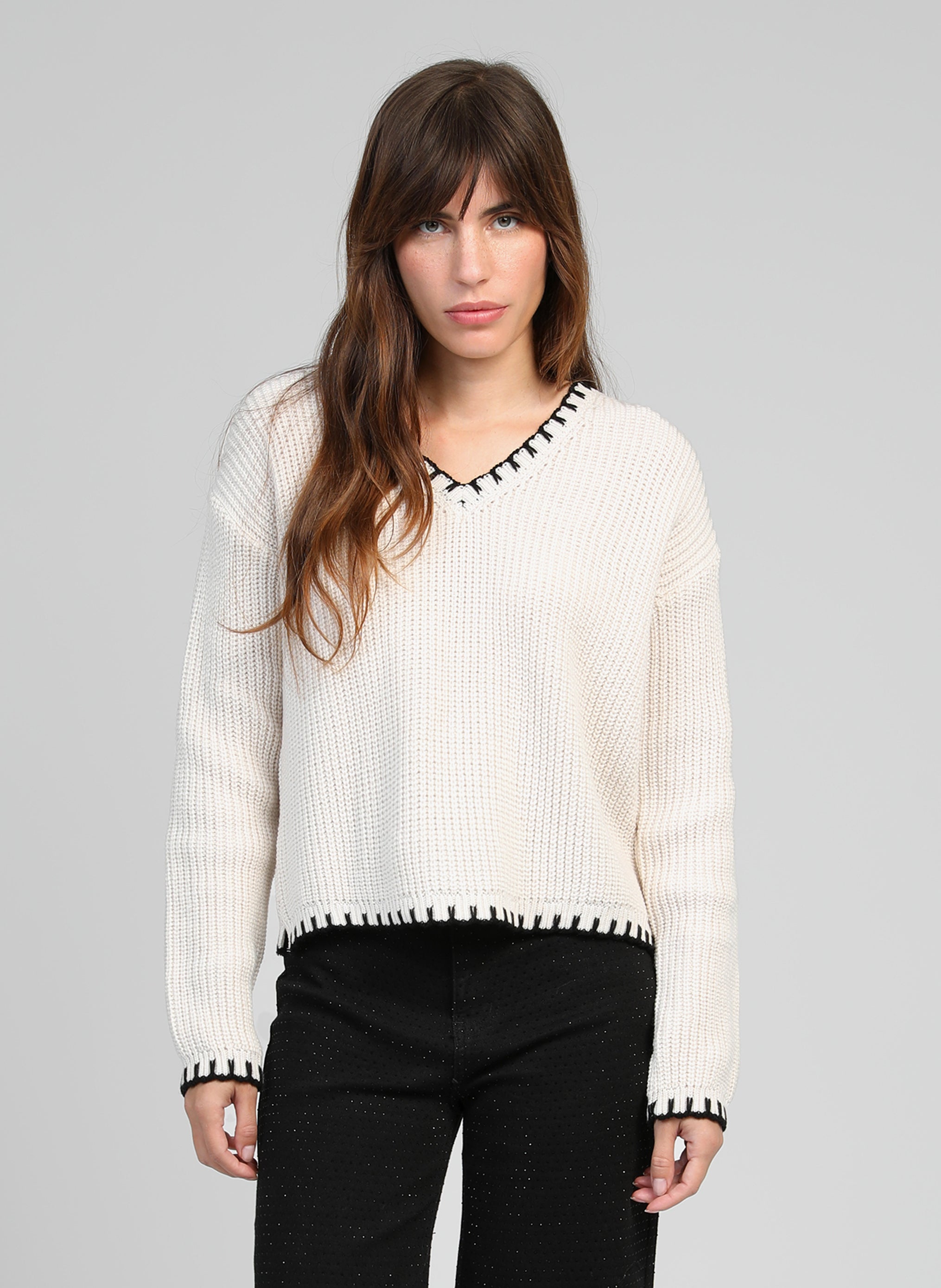 PULL VALENTINE ecru