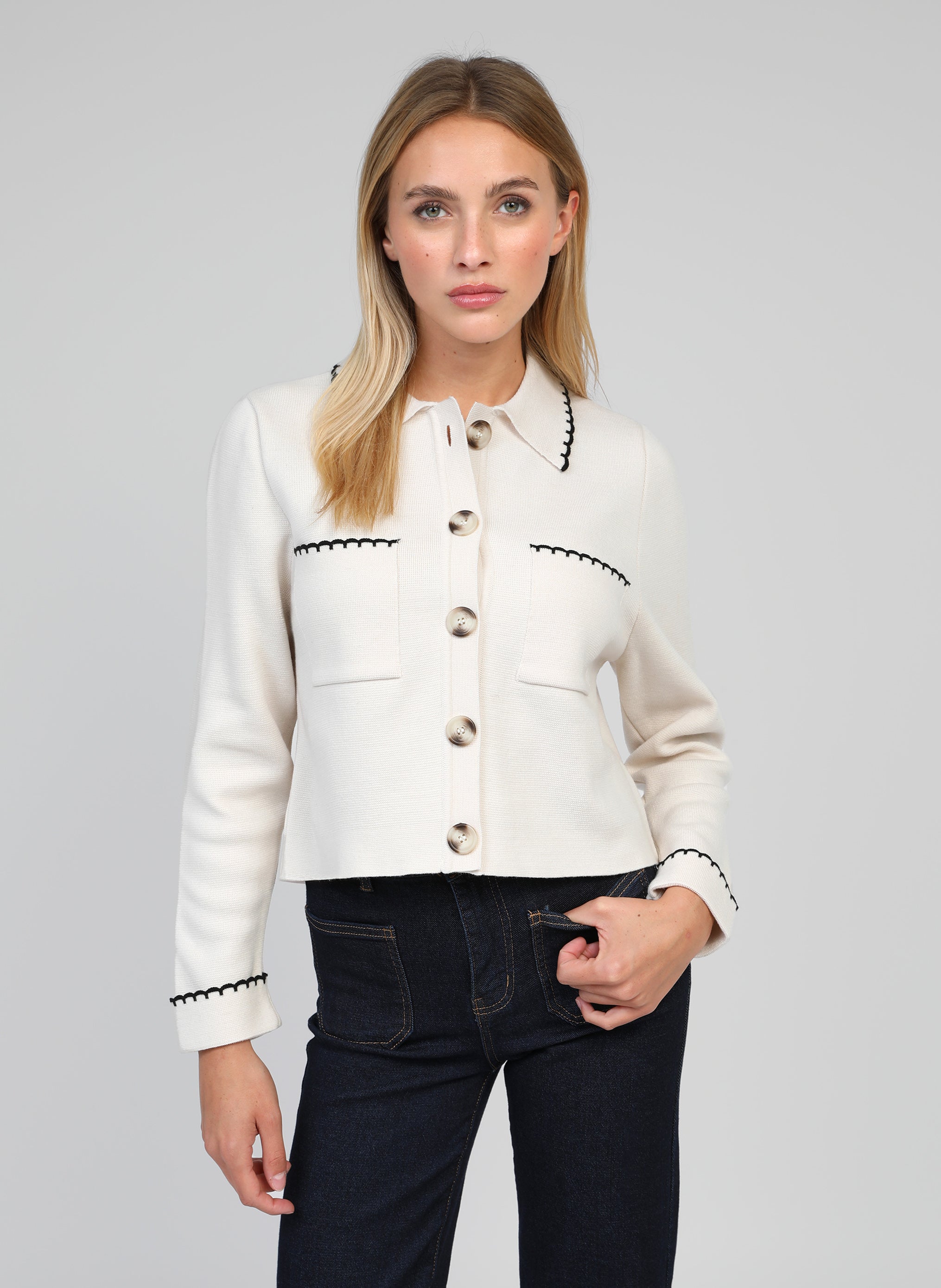 GILET VALINA ecru