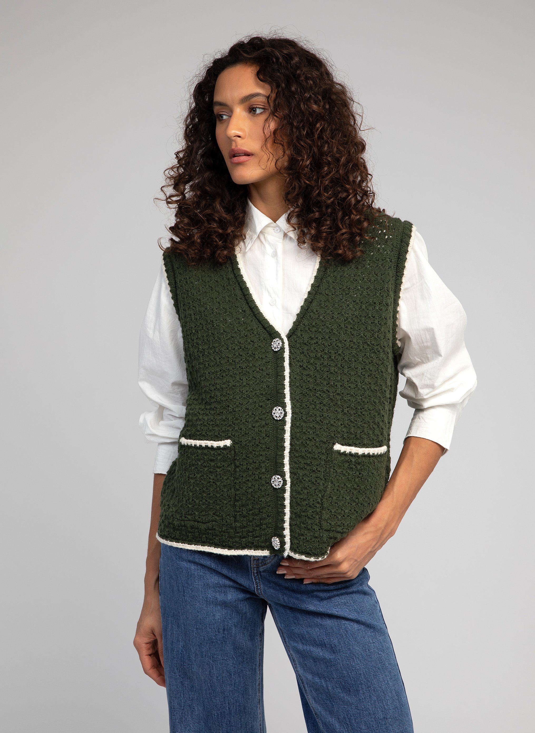 CARDIGAN VELAMY army