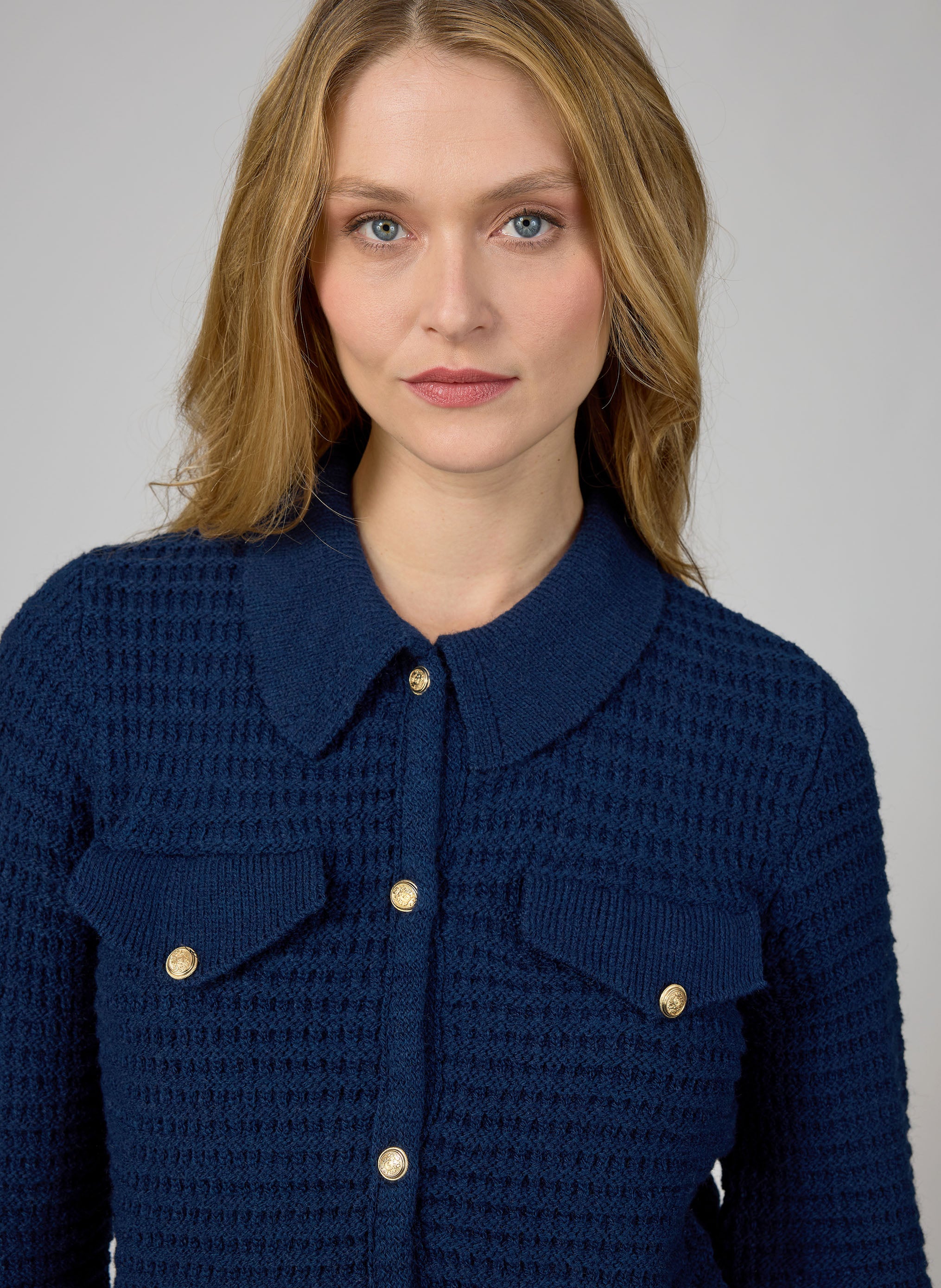 CARDIGAN VENICO marine