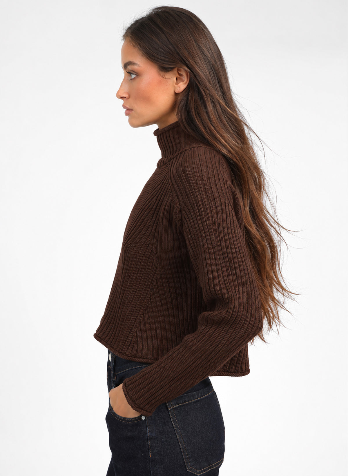 PULL VERTIGO marron