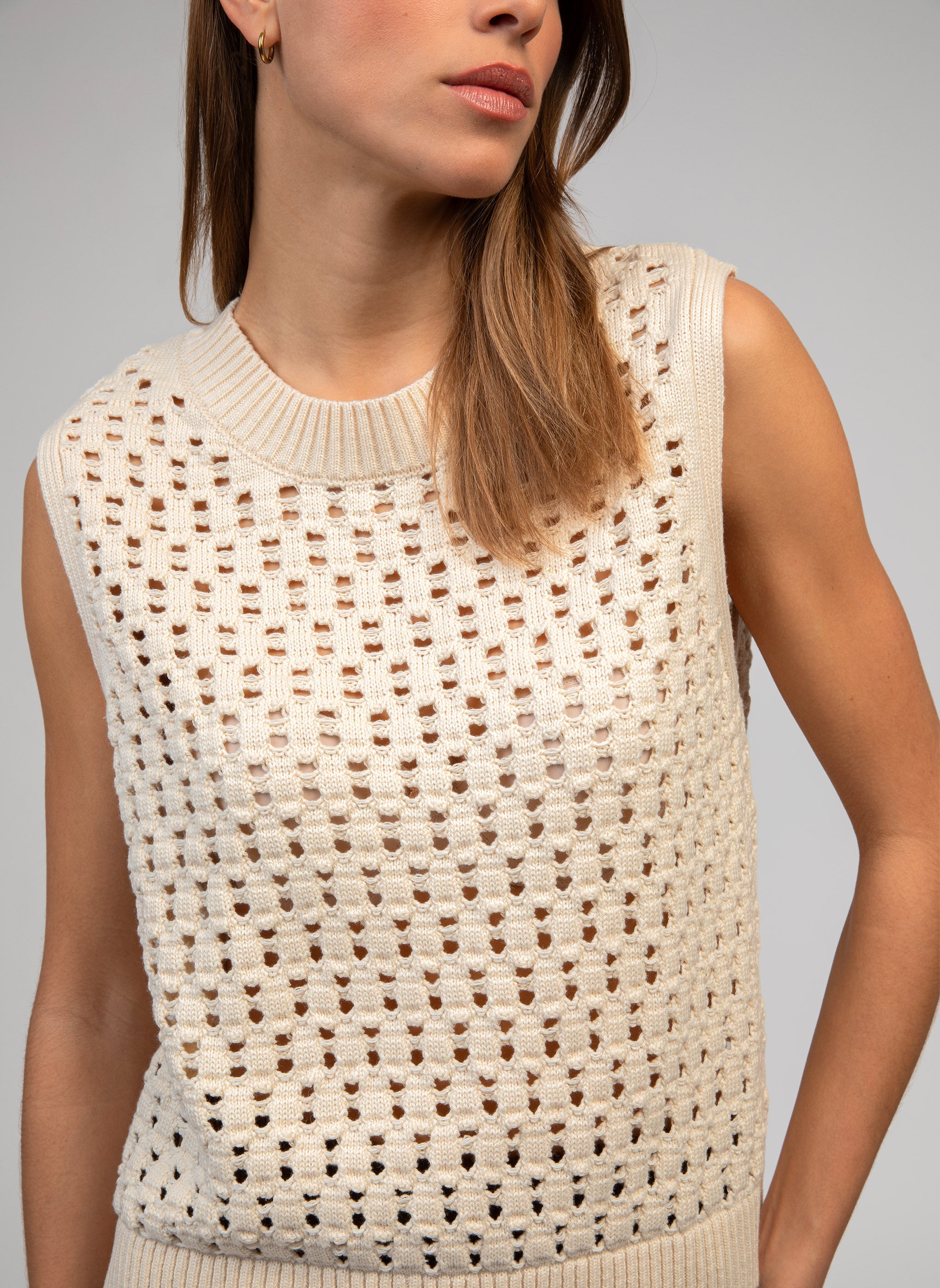 PULL VIKALI ecru