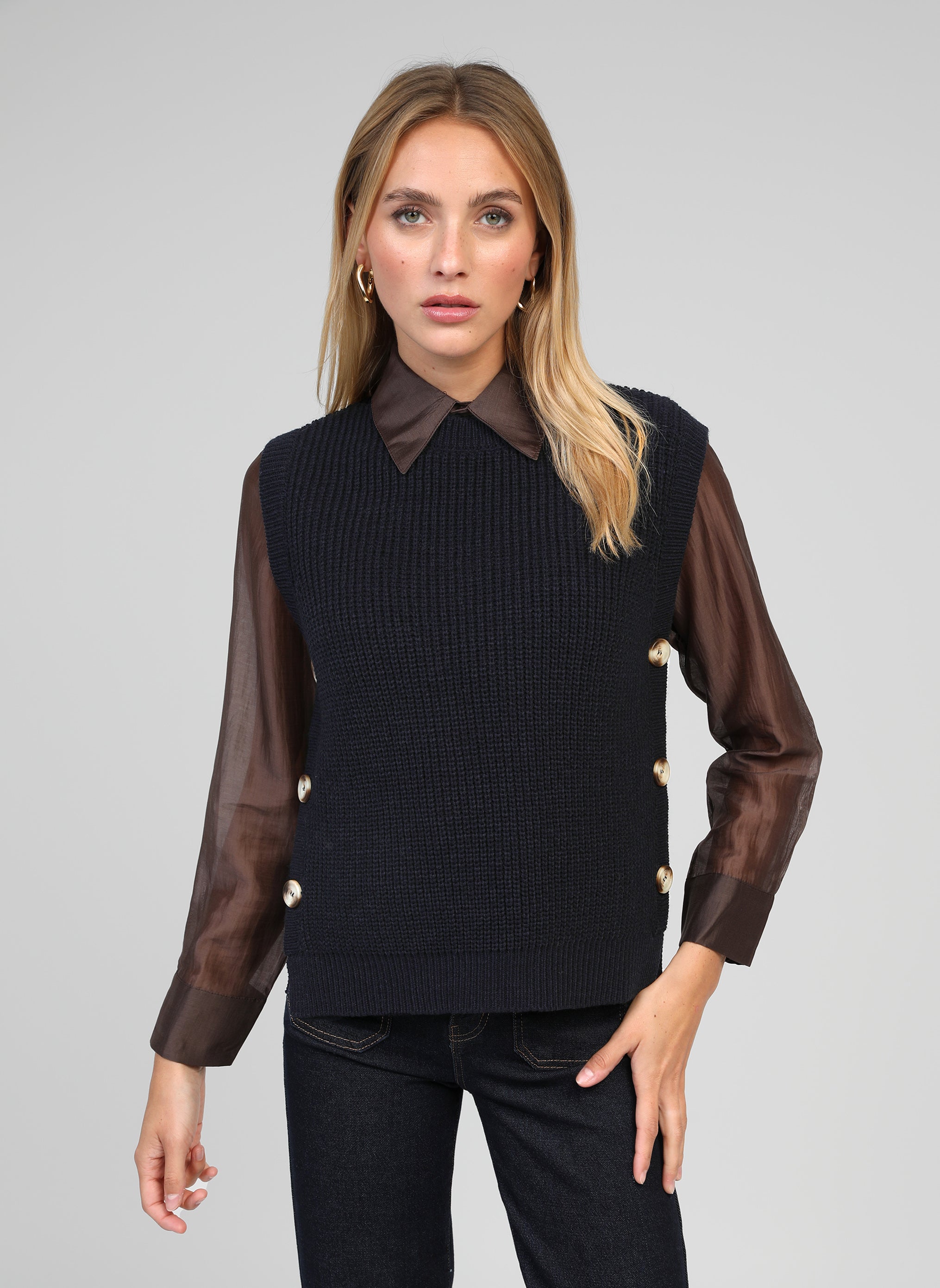 PULL VIVIENNE marine