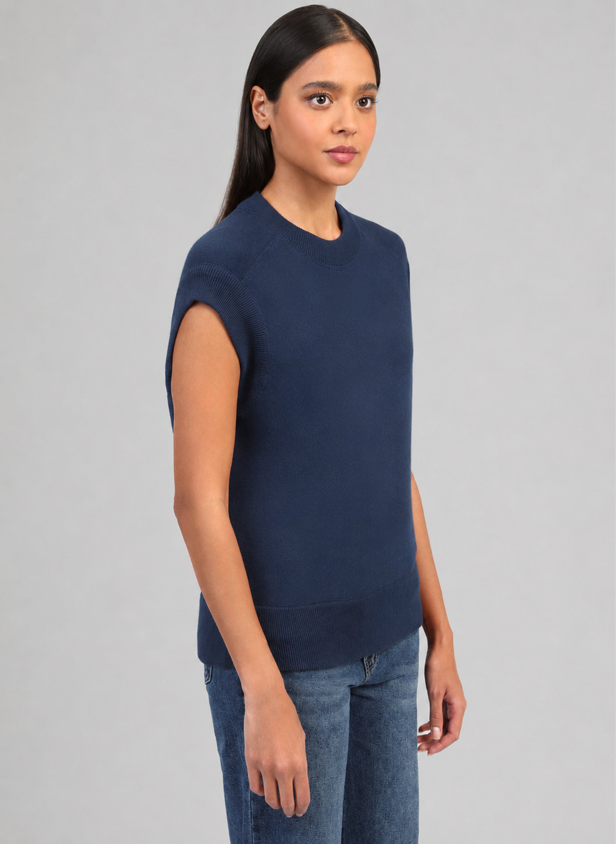 VIZTY Navy Sweater