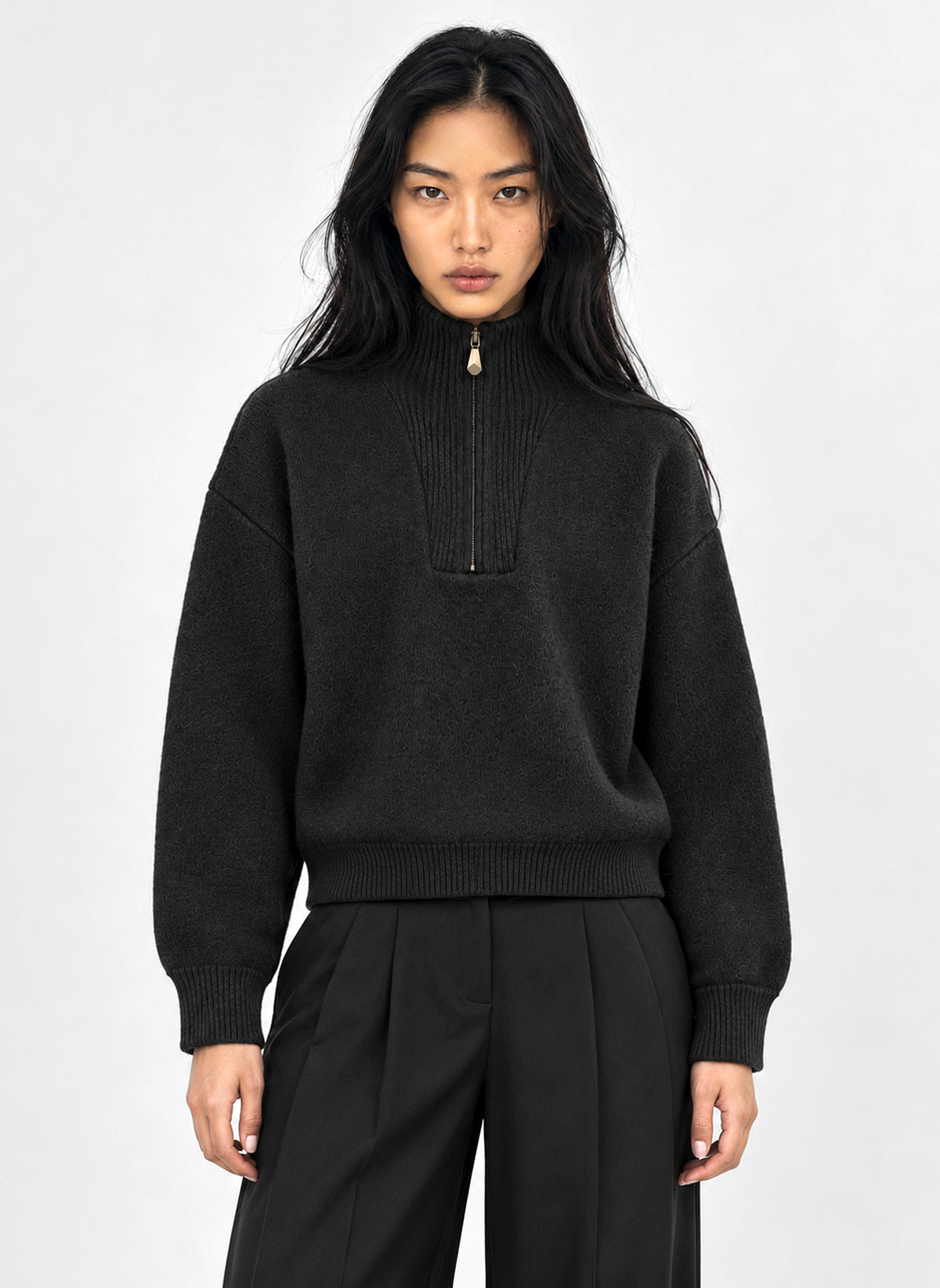 VOXANA Black Sweater