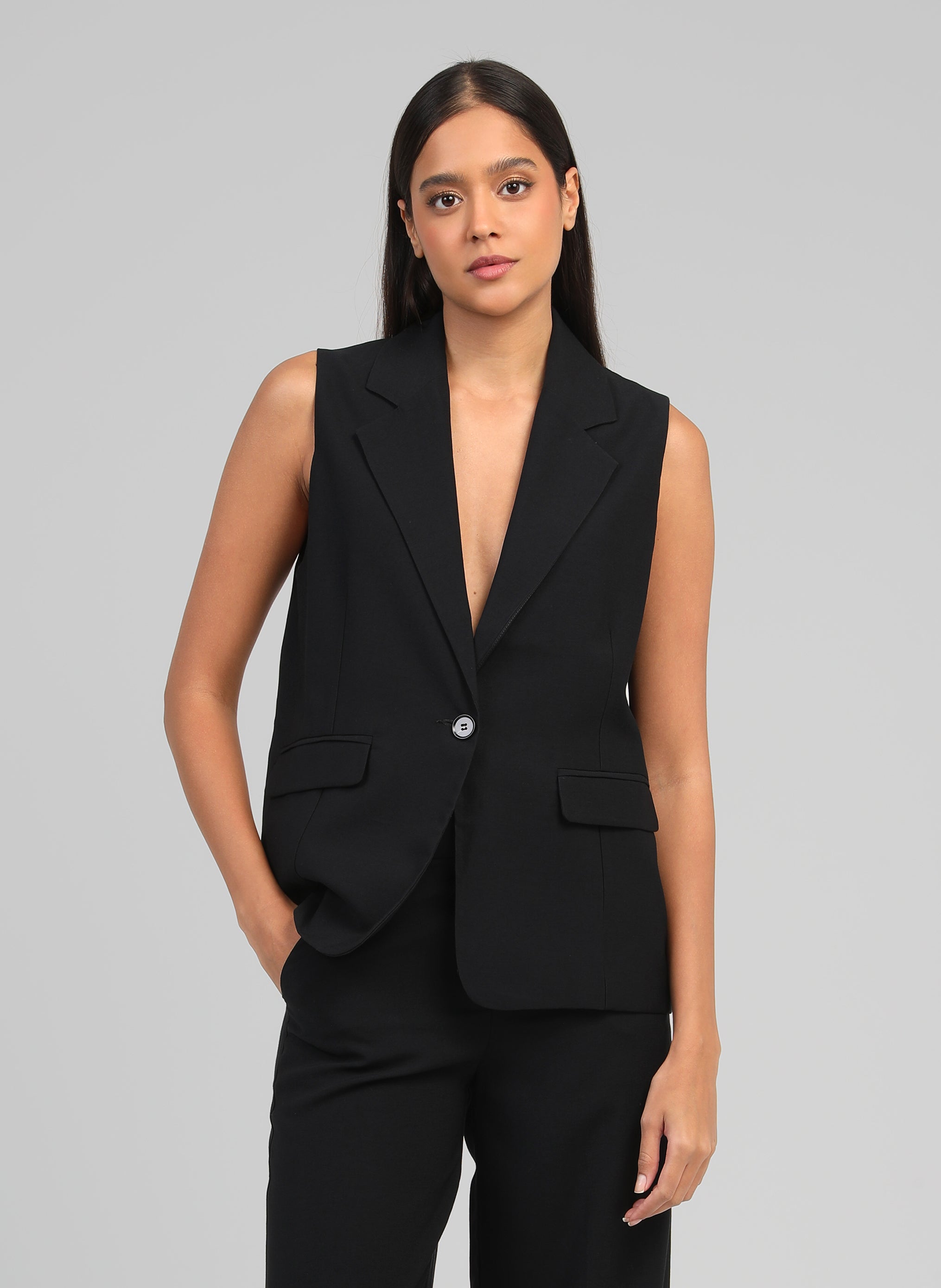 VESTE SANS MANCHES ZAKARITA noir