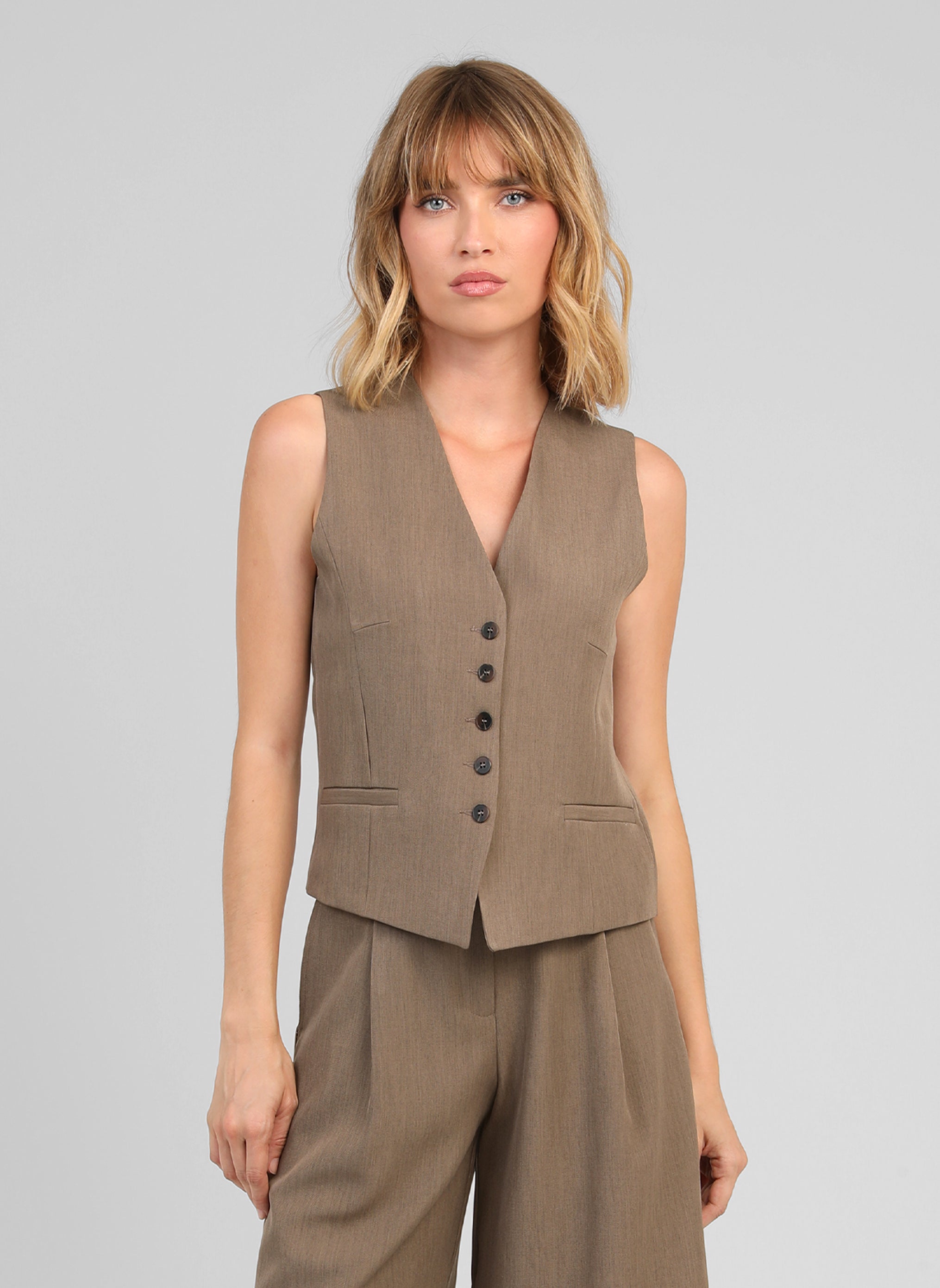 VESTE ZALY taupe