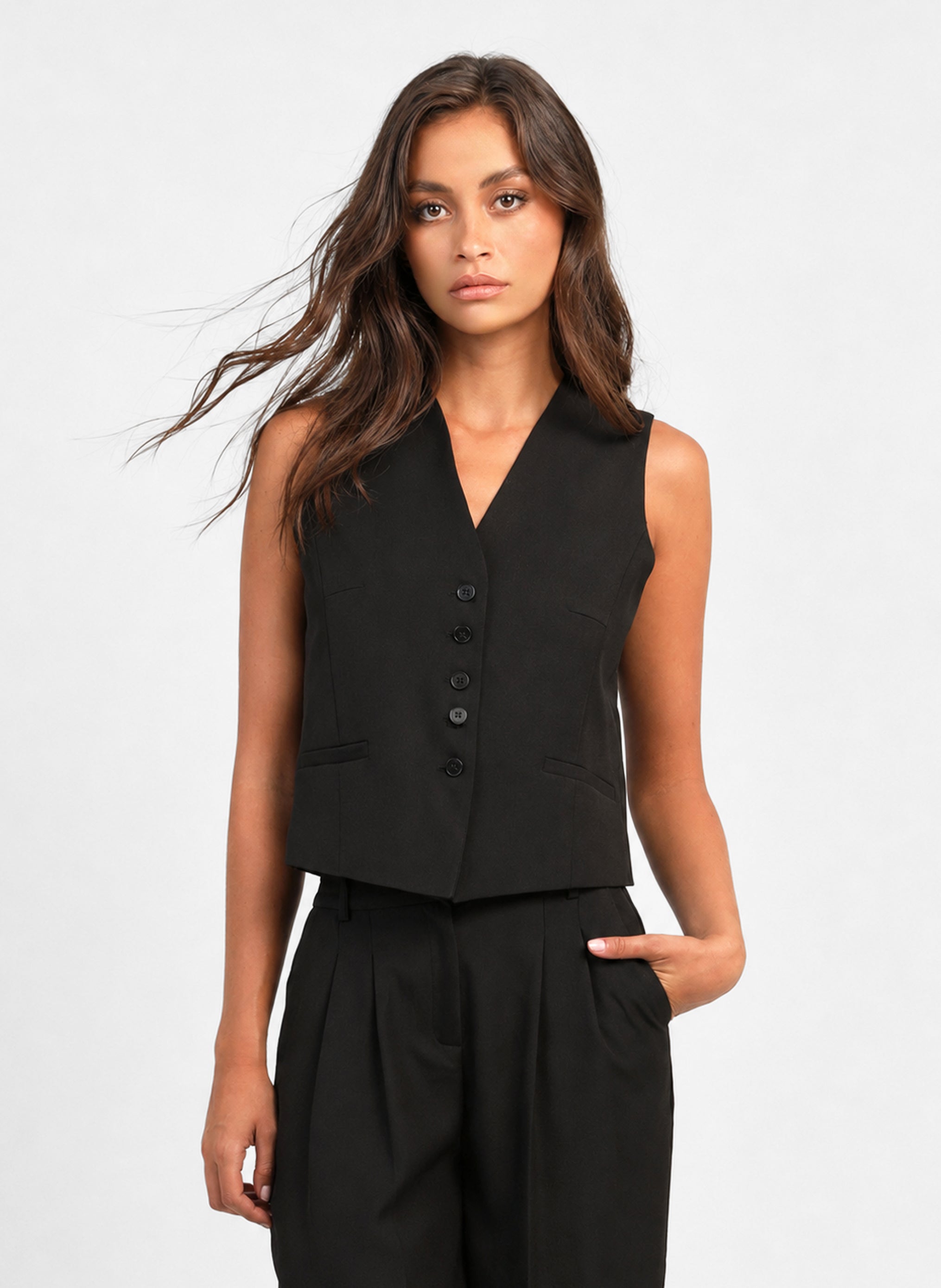 CHAQUETA ZALY negra