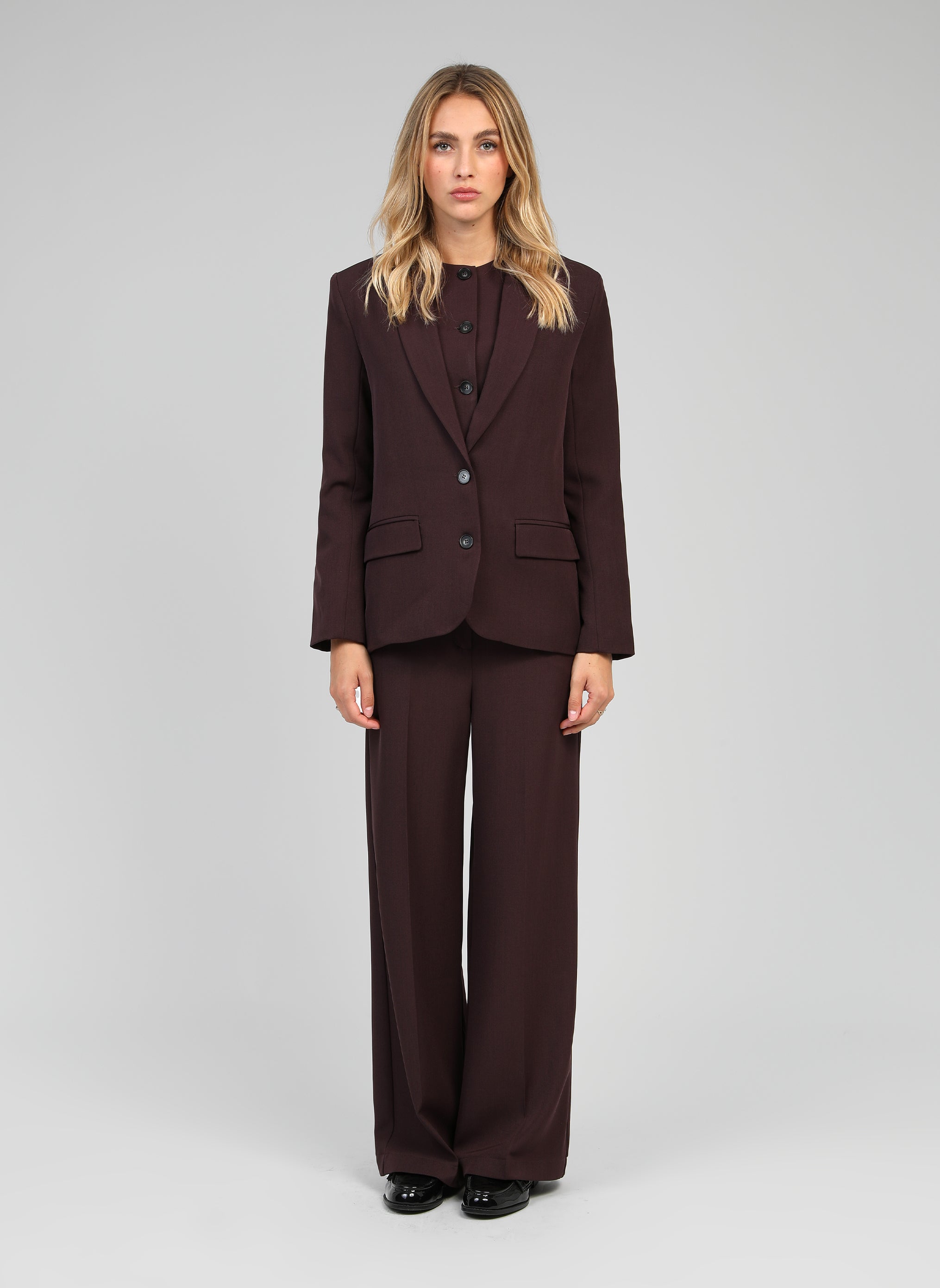 PANTALON PERLY wine