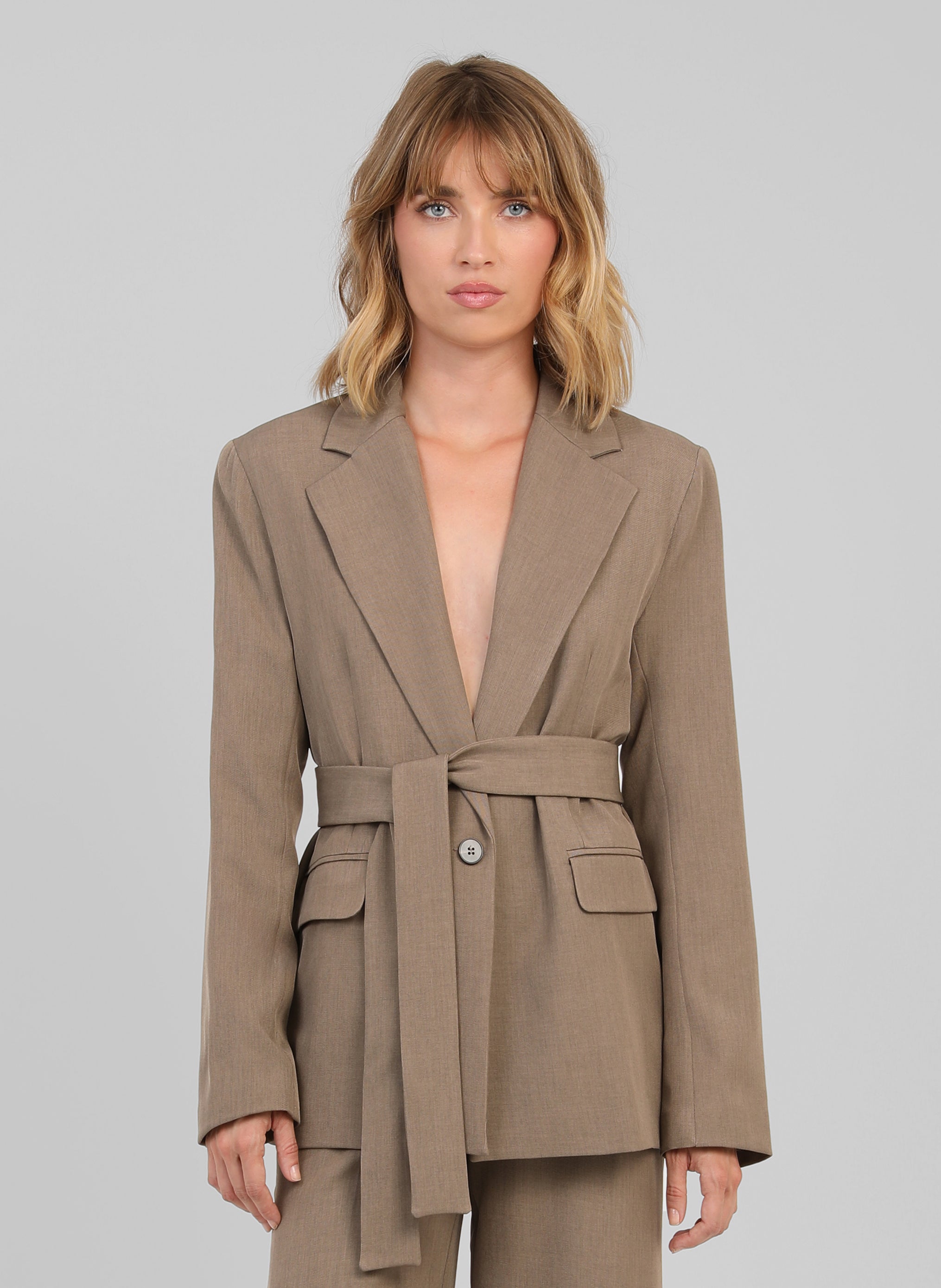 VESTE ZILANE taupe