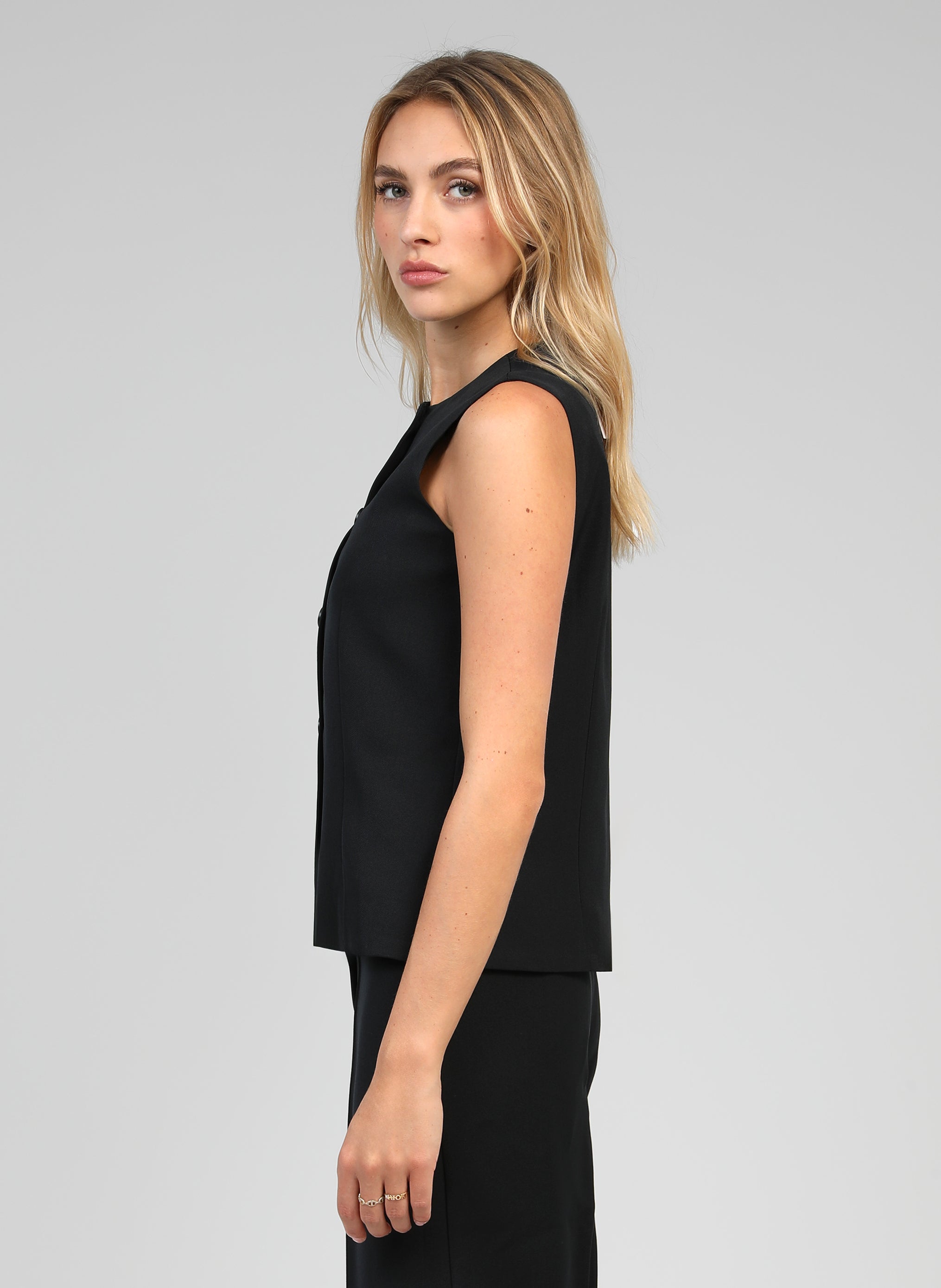 GILET DE COSTUME ZOLA noir