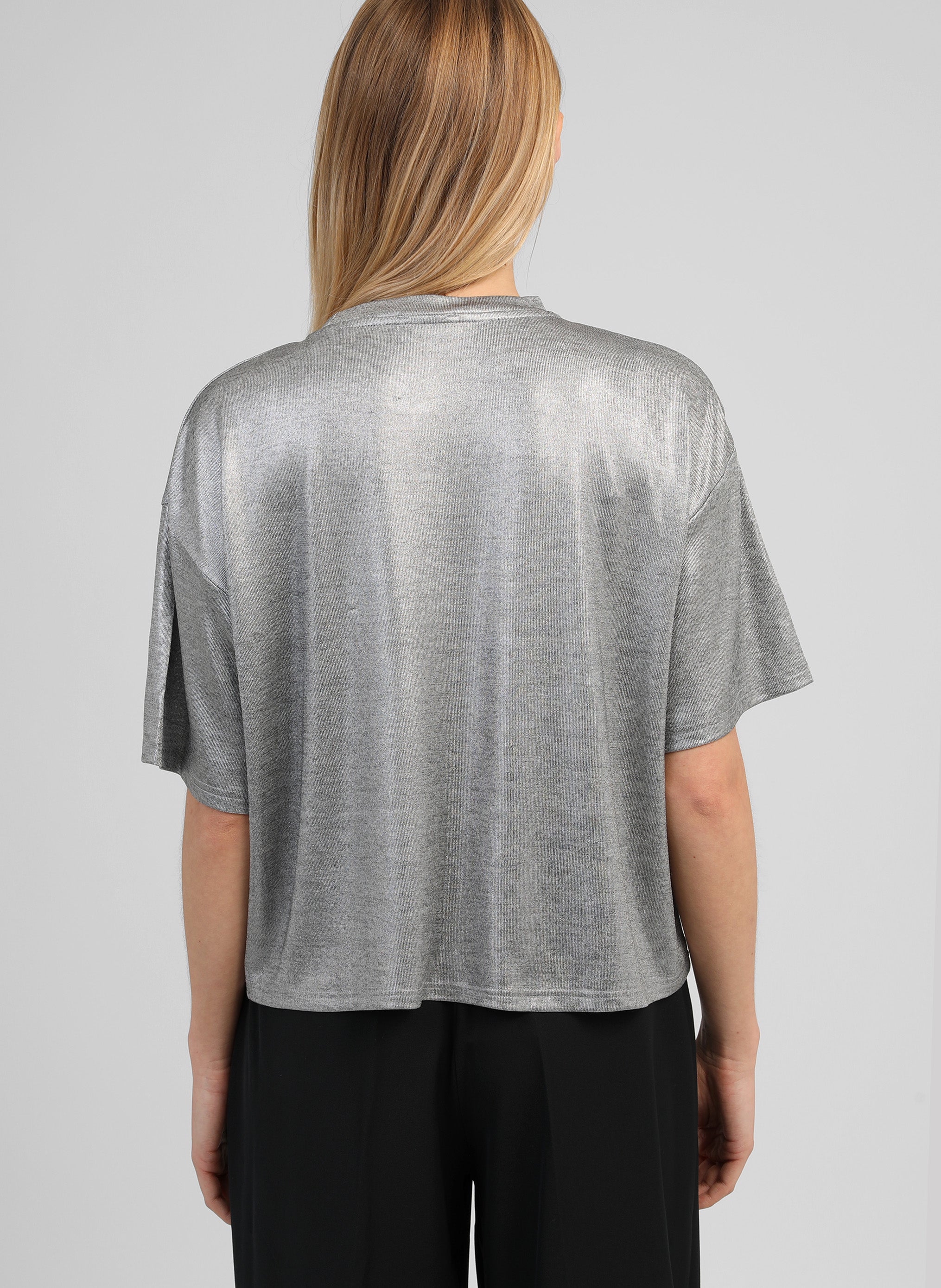 T-SHIRT AKOMILA argent