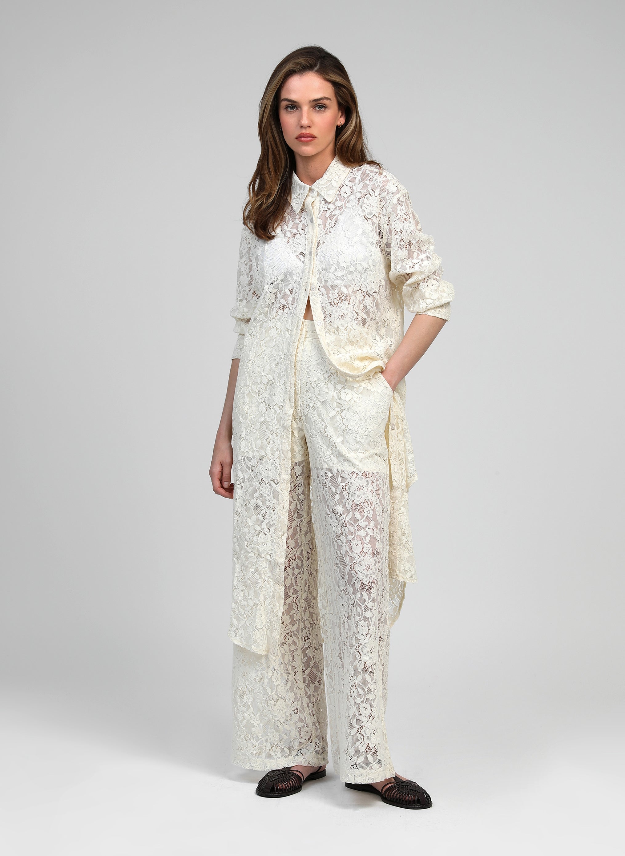 ROBE LONGUE EOLE ecru