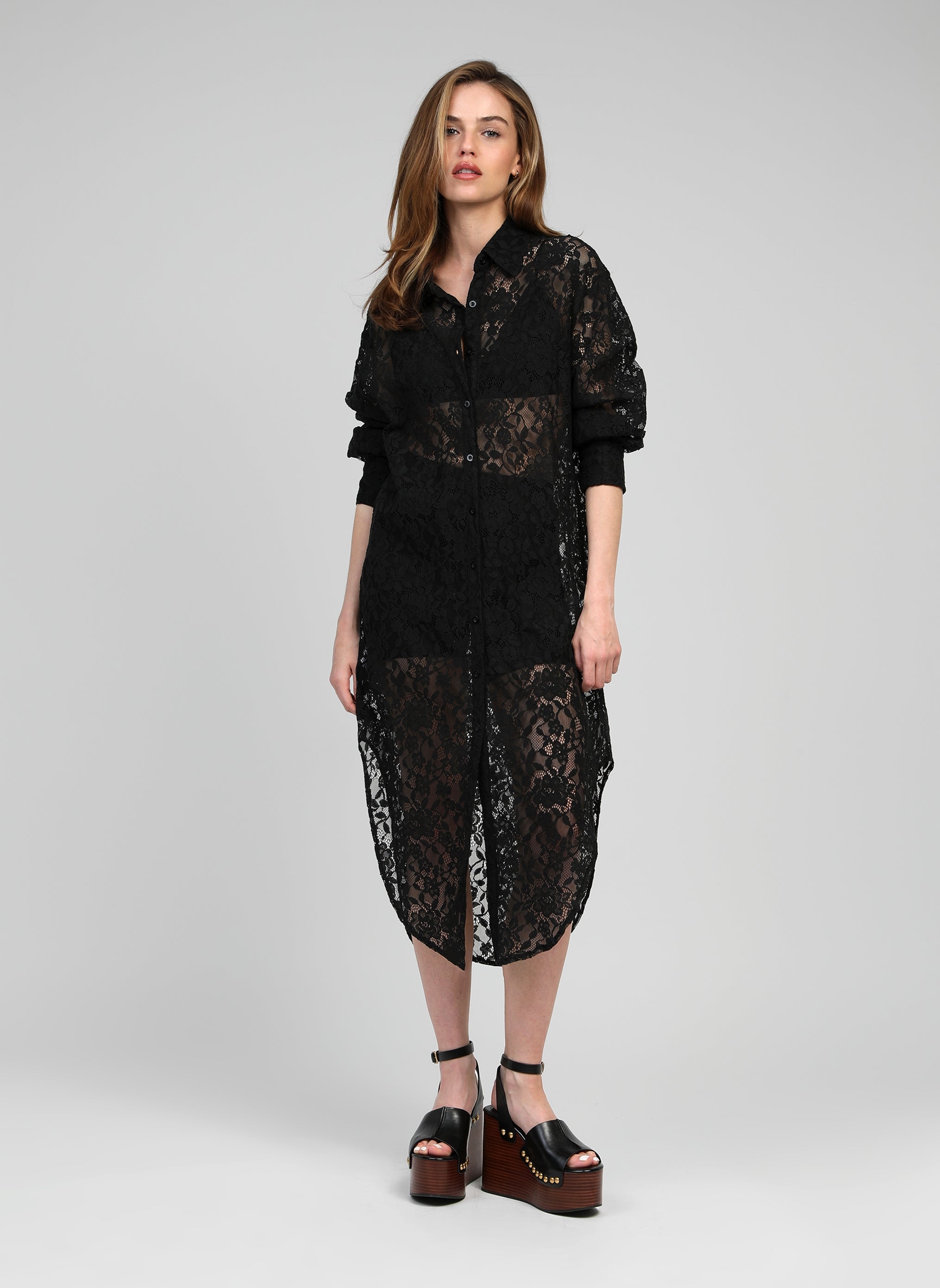 ROBE LONGUE EOLE noir