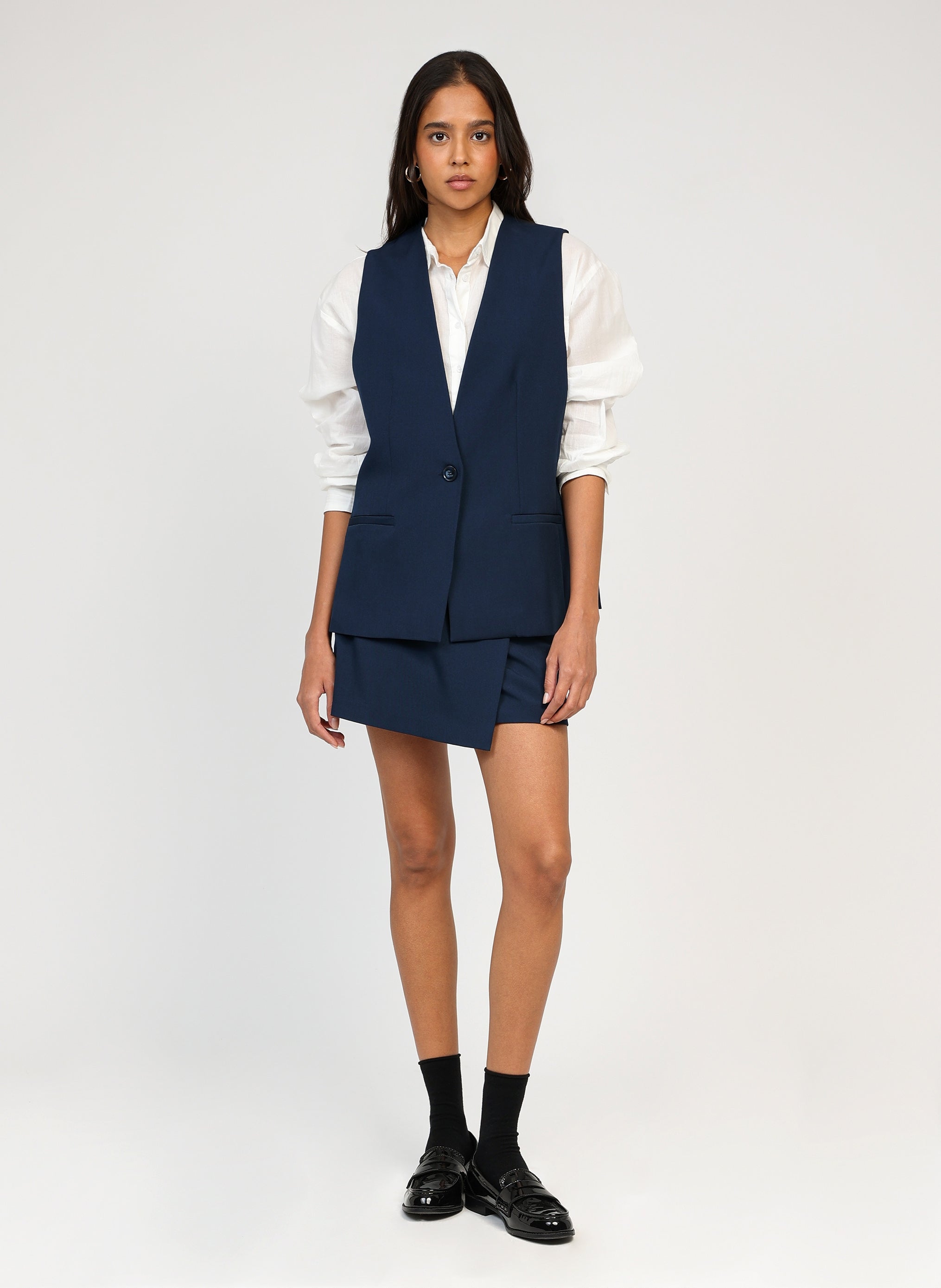 JUPE COURTE GUYA navy
