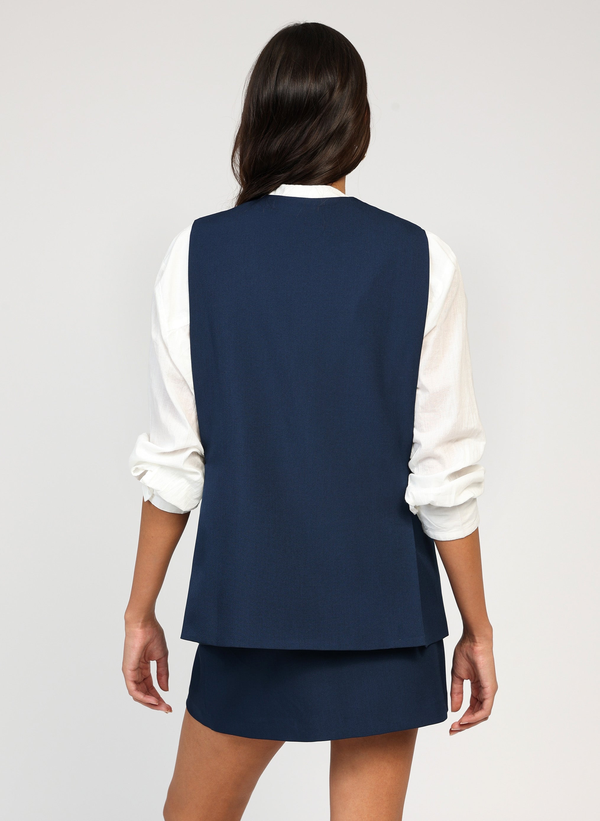JUPE COURTE GUYA navy