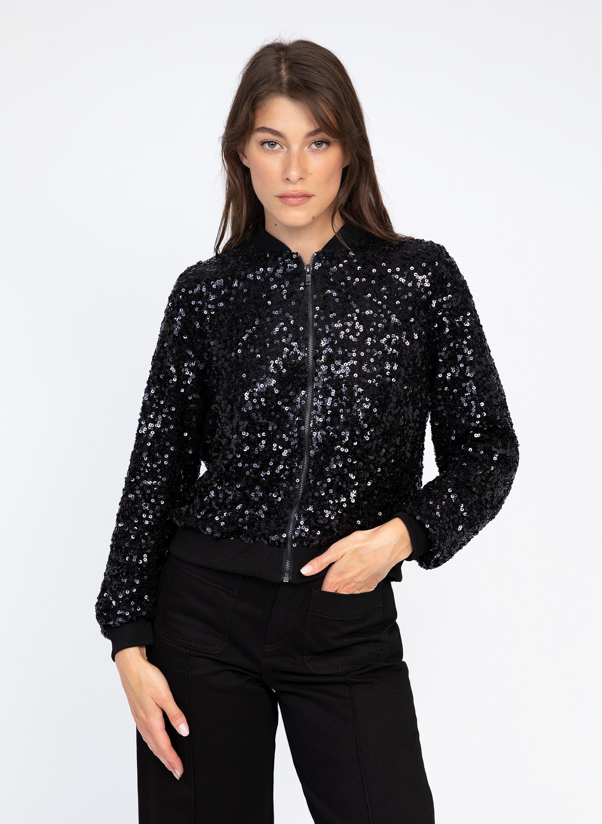 HELMA BLOUSON black
