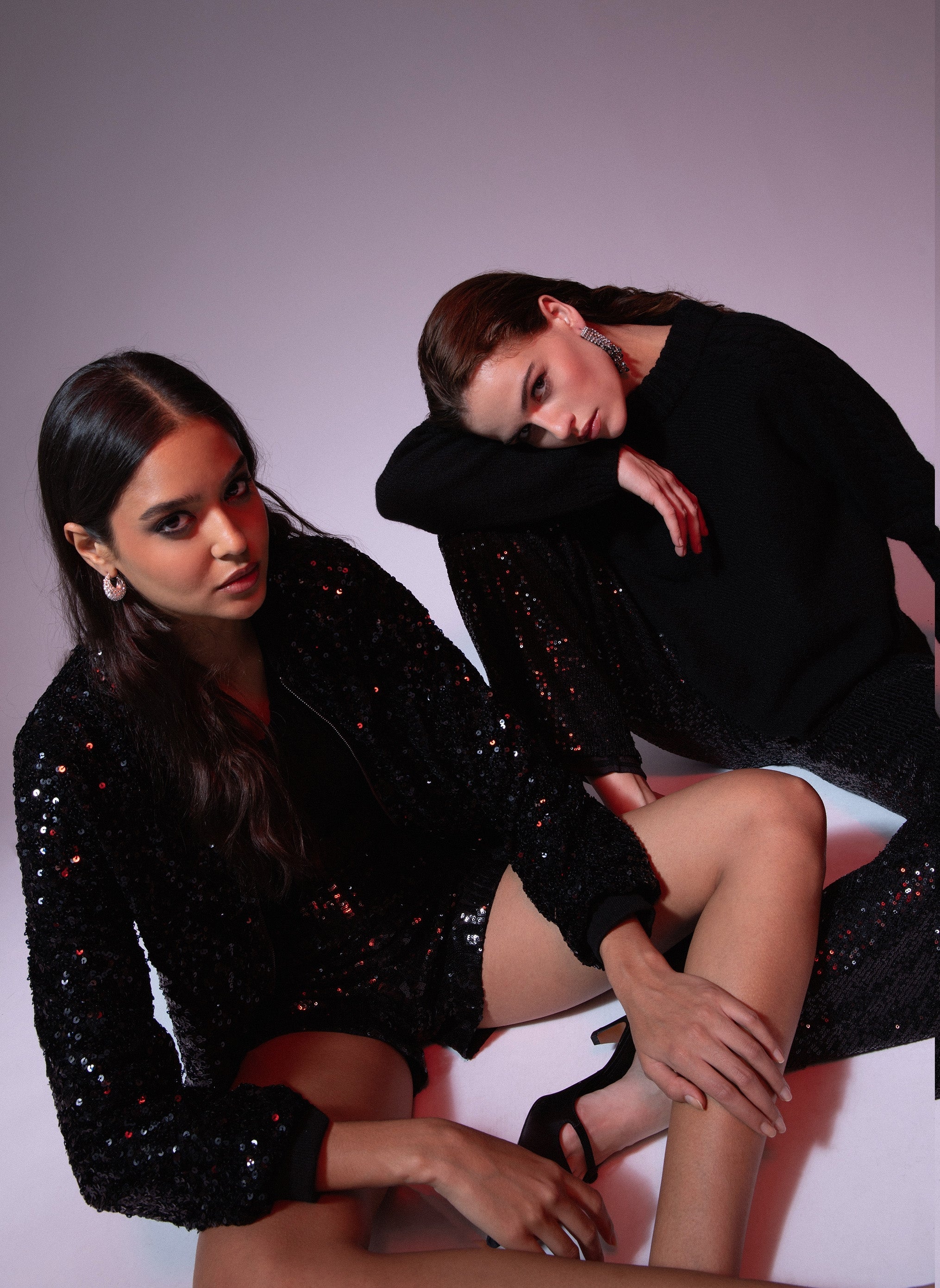 HELMA BLOUSON black