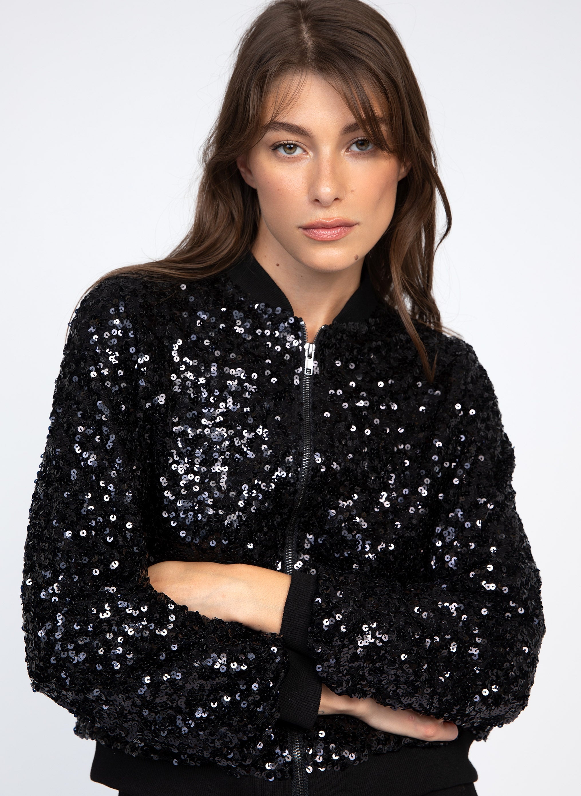 HELMA BLOUSON black