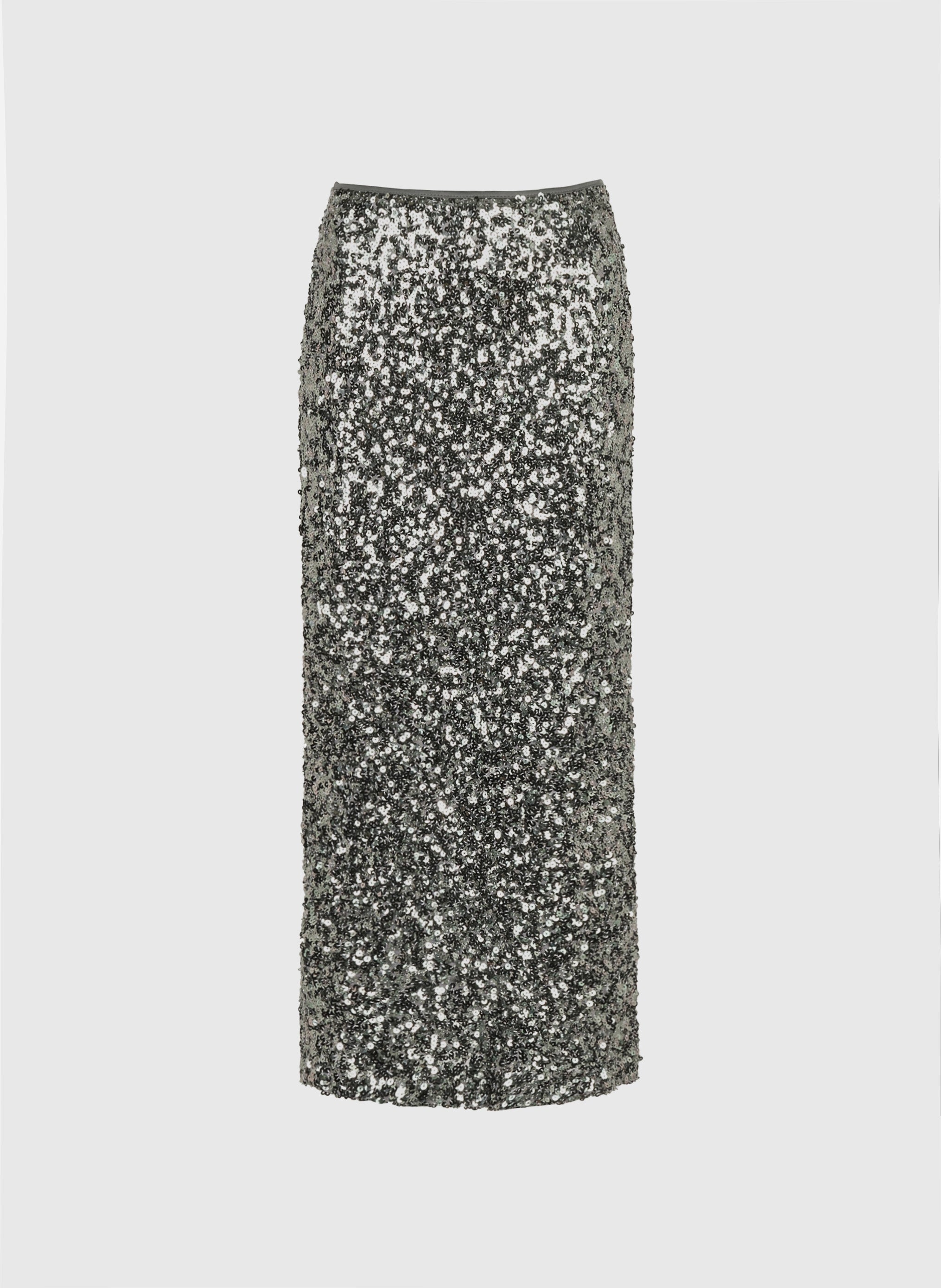 JUPE MIDI JURYLA gris