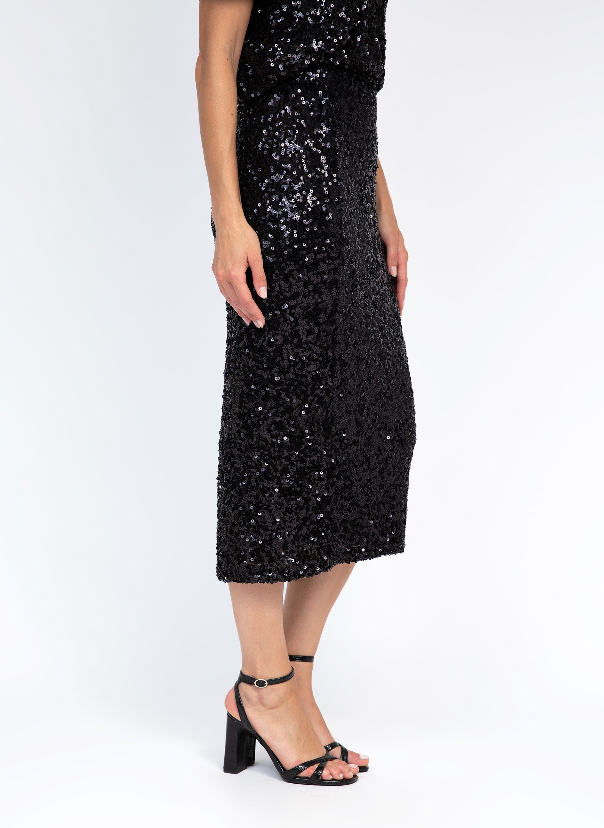 JURYLA midi skirt black