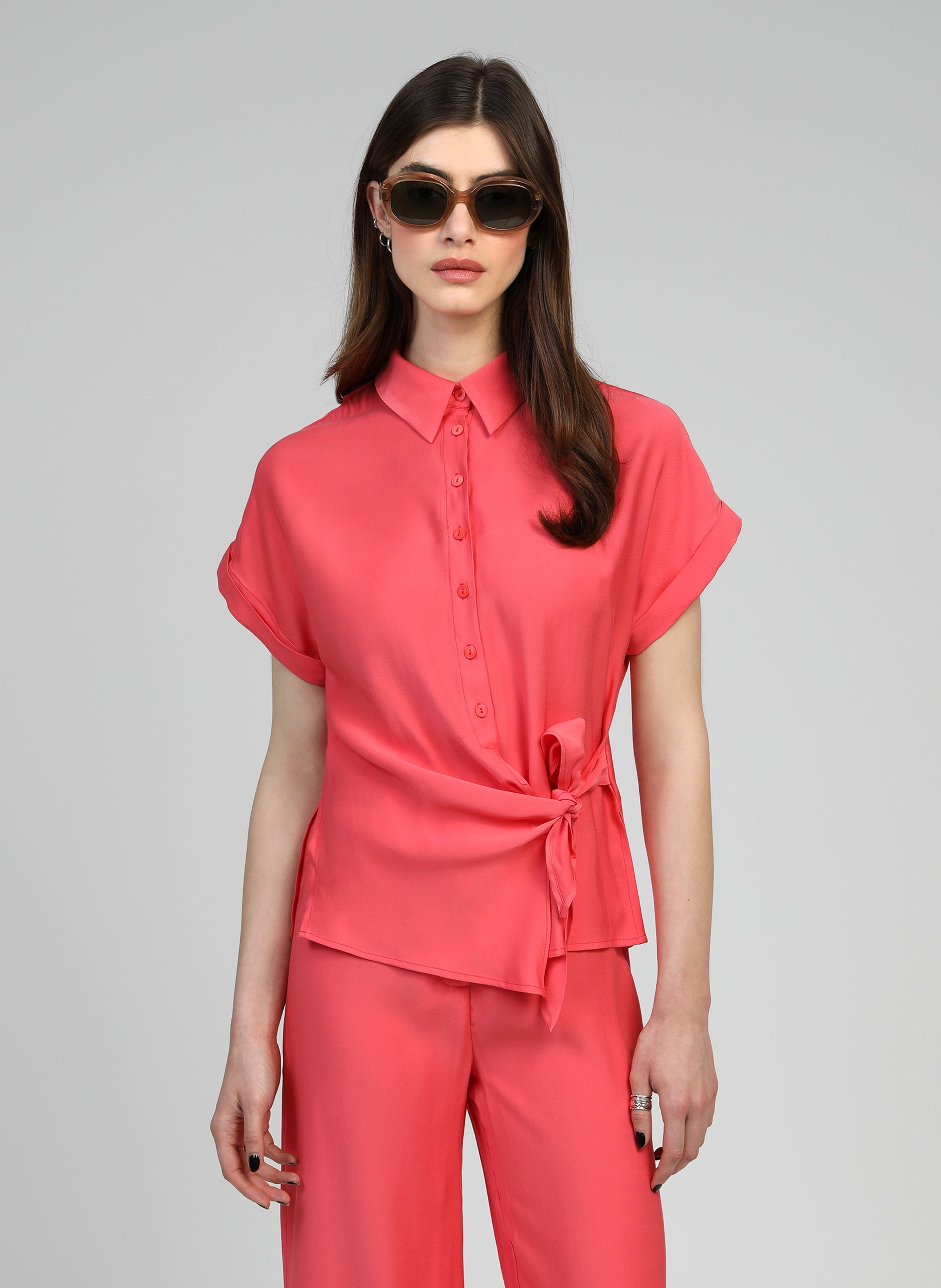 CHEMISE KAY corail