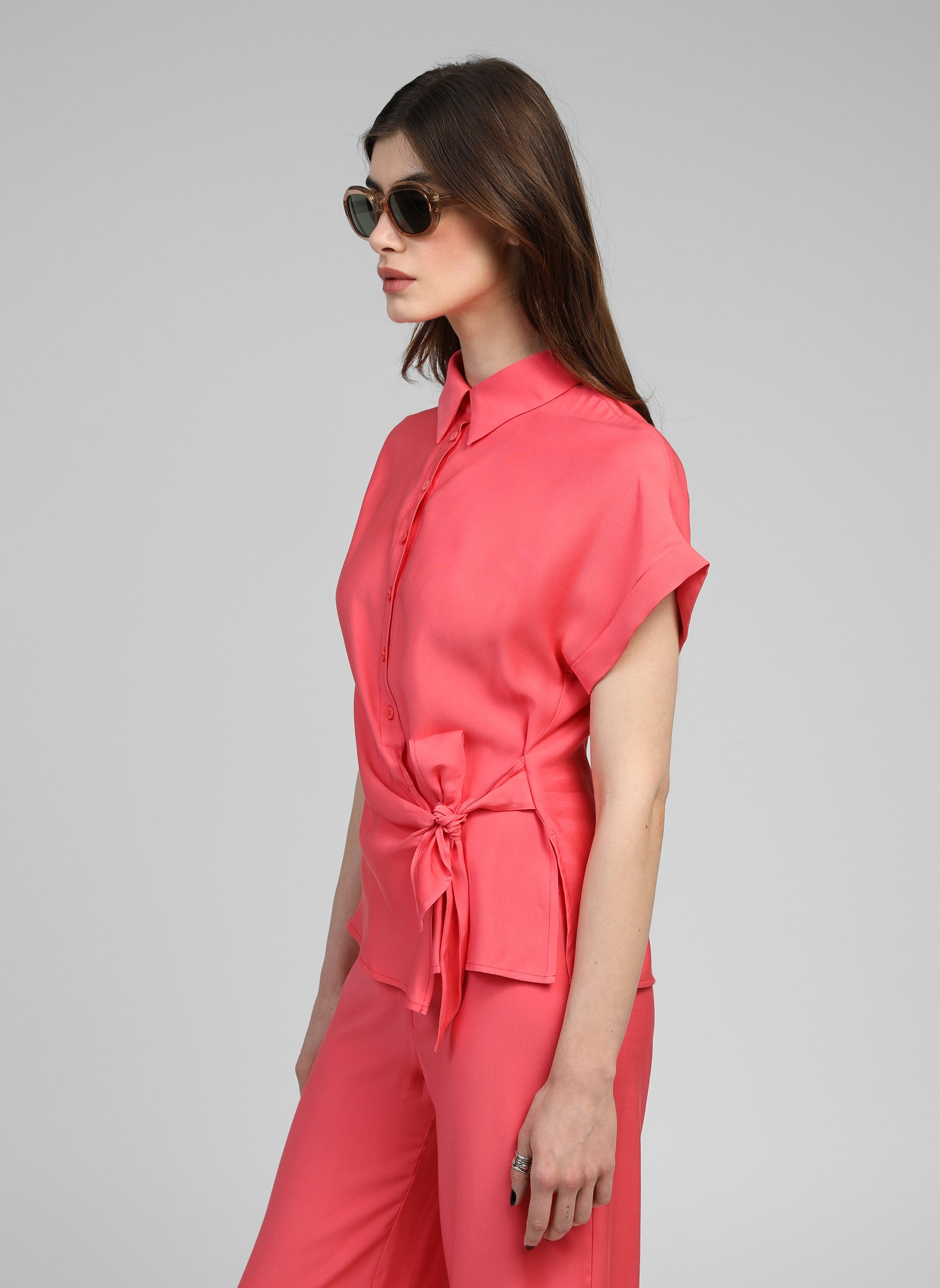 CHEMISE KAY corail