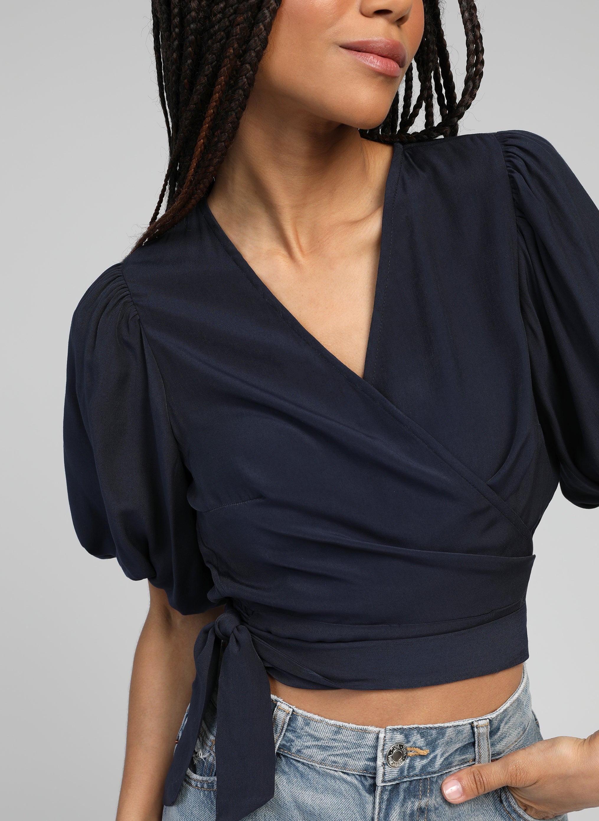 BLOUSE KOMA navy