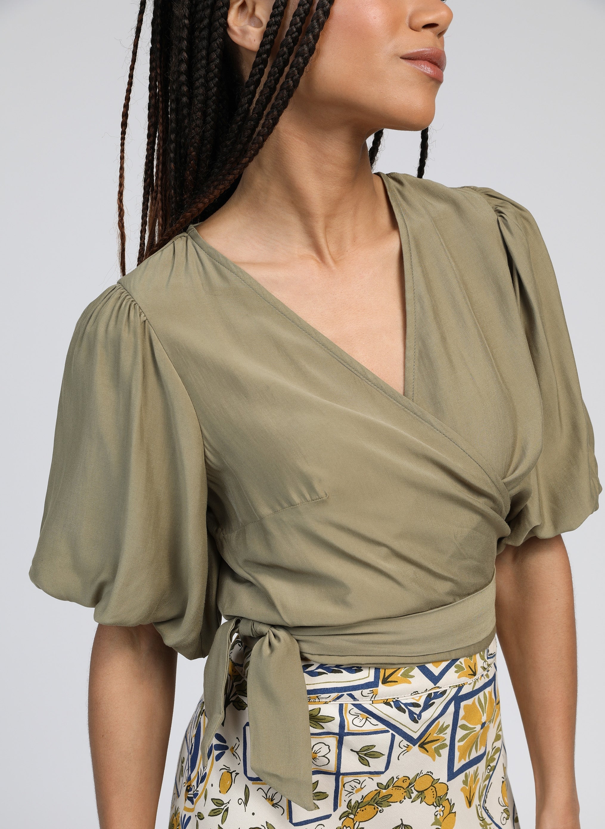 BLOUSE KOMA kaki