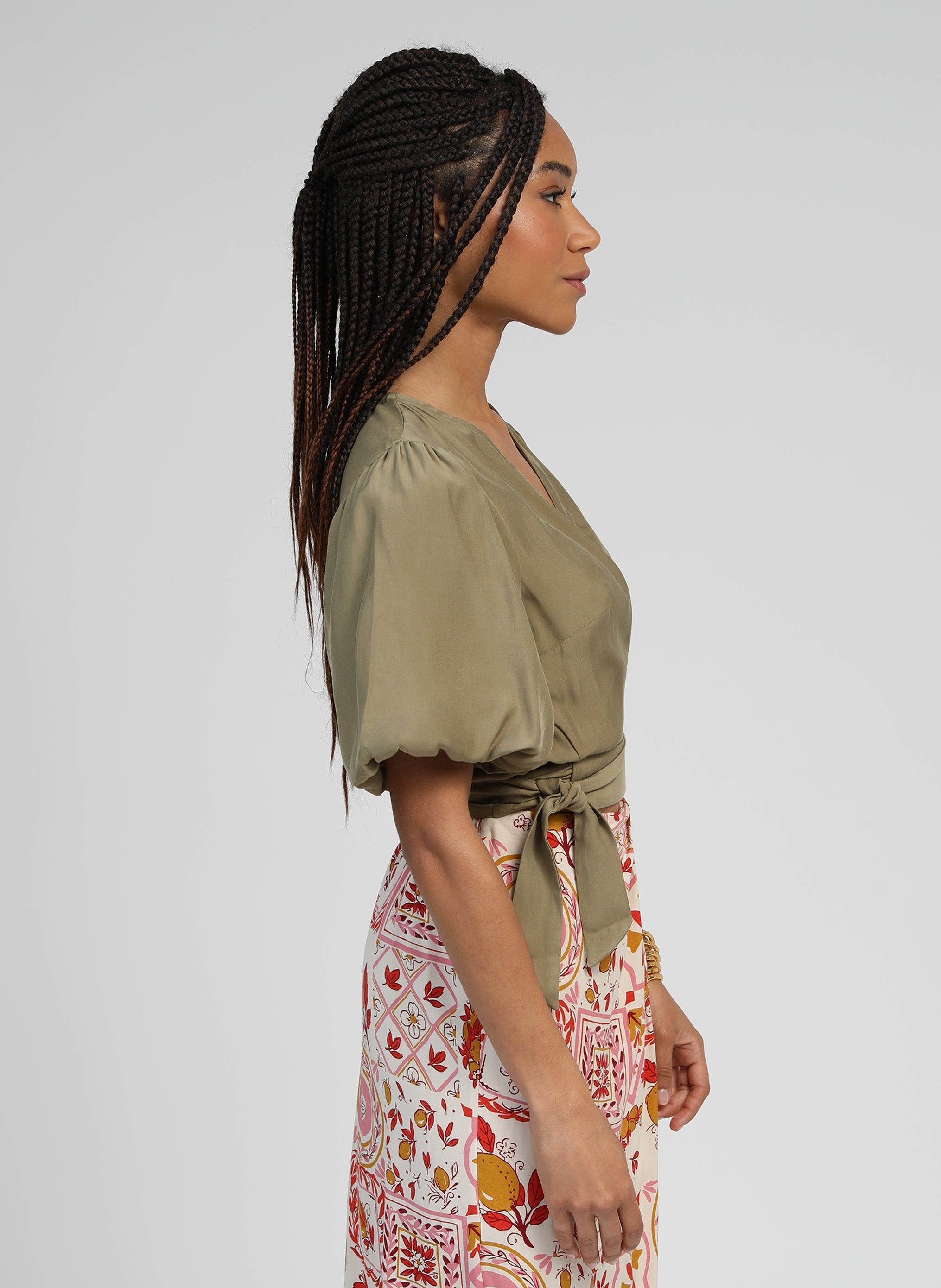 BLOUSE KOMA kaki