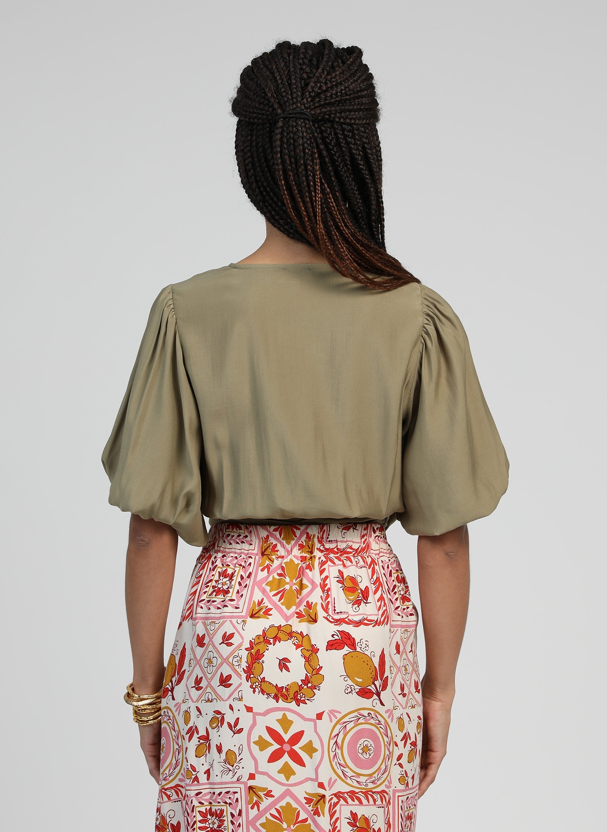 BLOUSE KOMA kaki