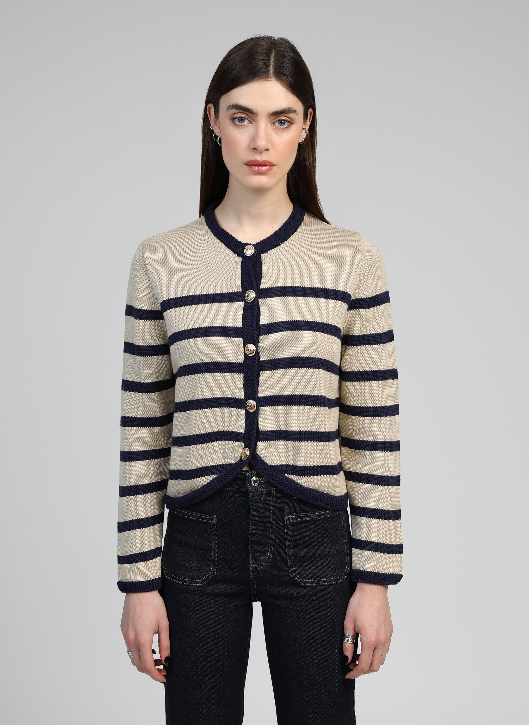 CARDIGAN LABIBA sable