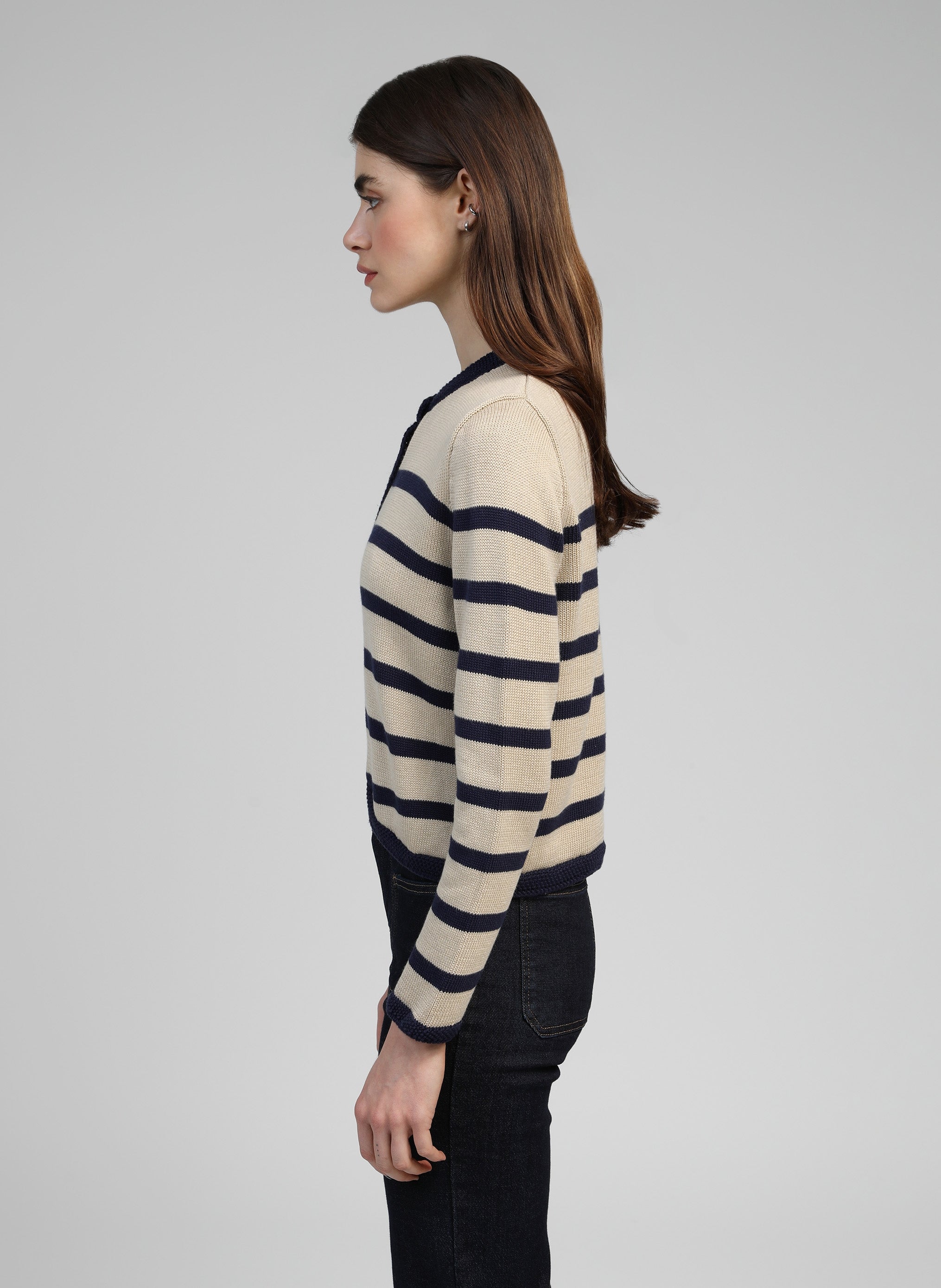 CARDIGAN LABIBA sable