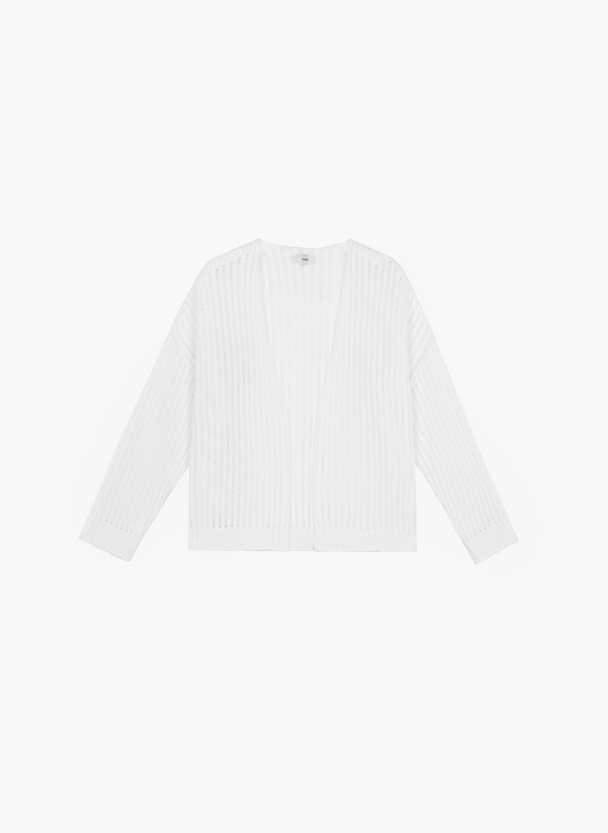 CARDIGAN LANIRA blanc