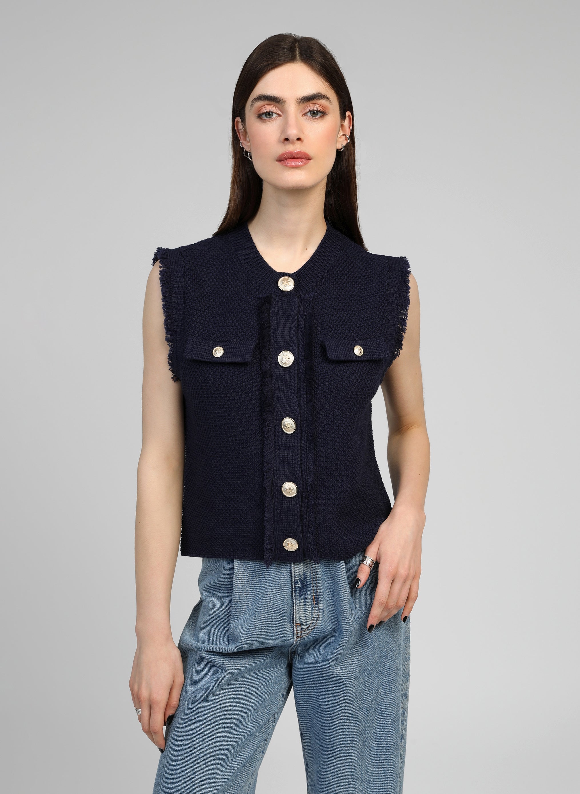 CARDIGAN LEVAYANI marine